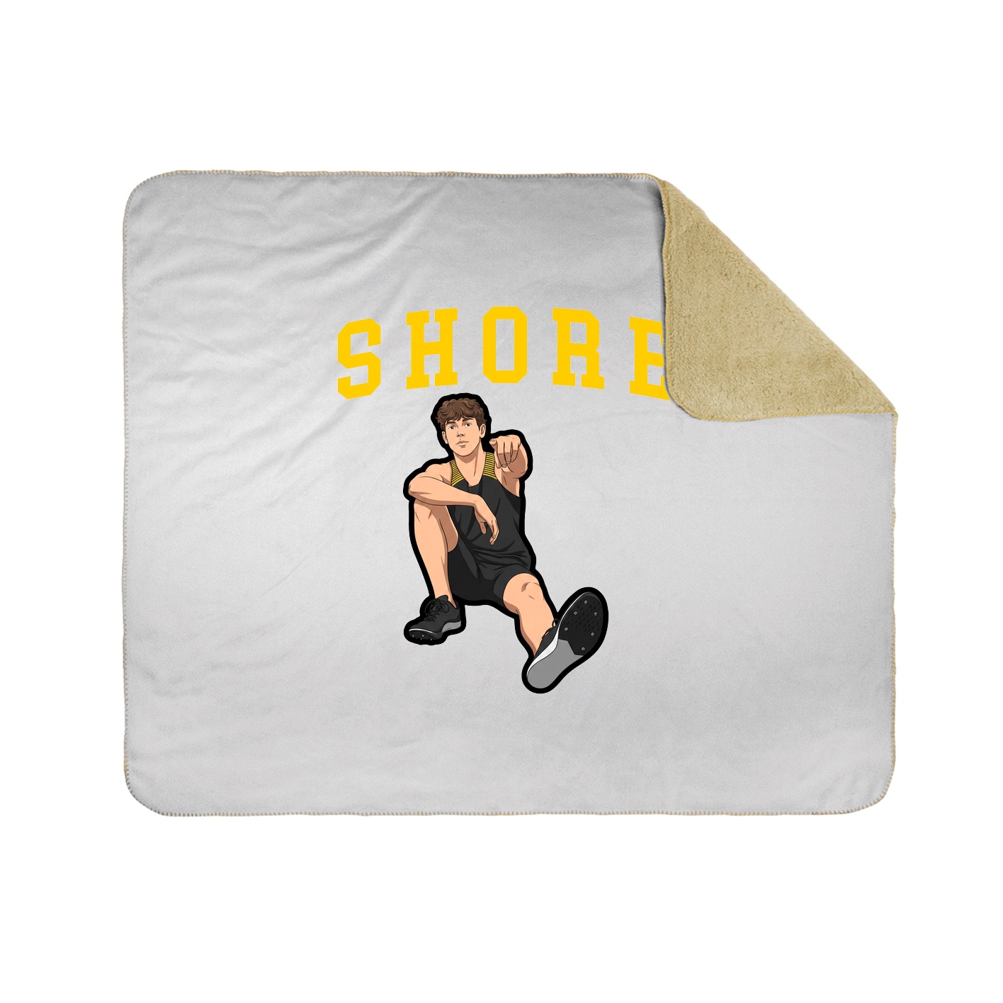 Throw Blanket — Shirsey in White