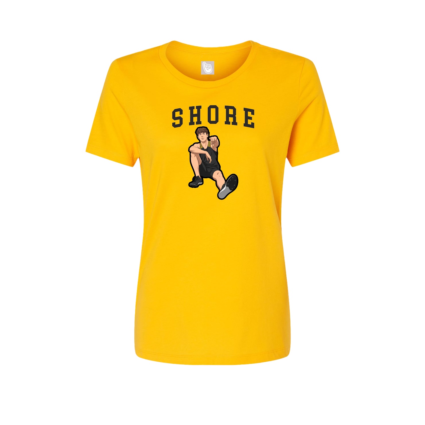Fitted Women's Tee — Shirsey in Gold