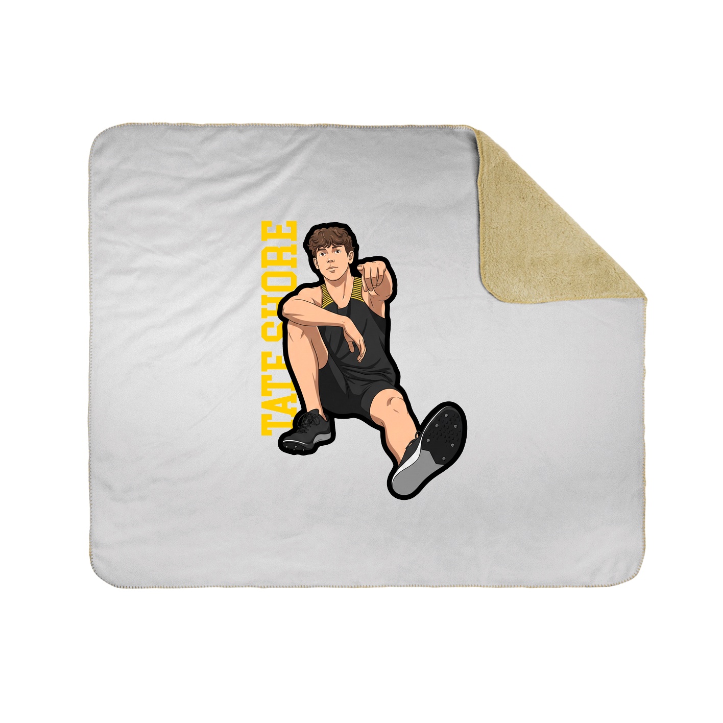 50x60 Sherpa Lined Throw Blanket