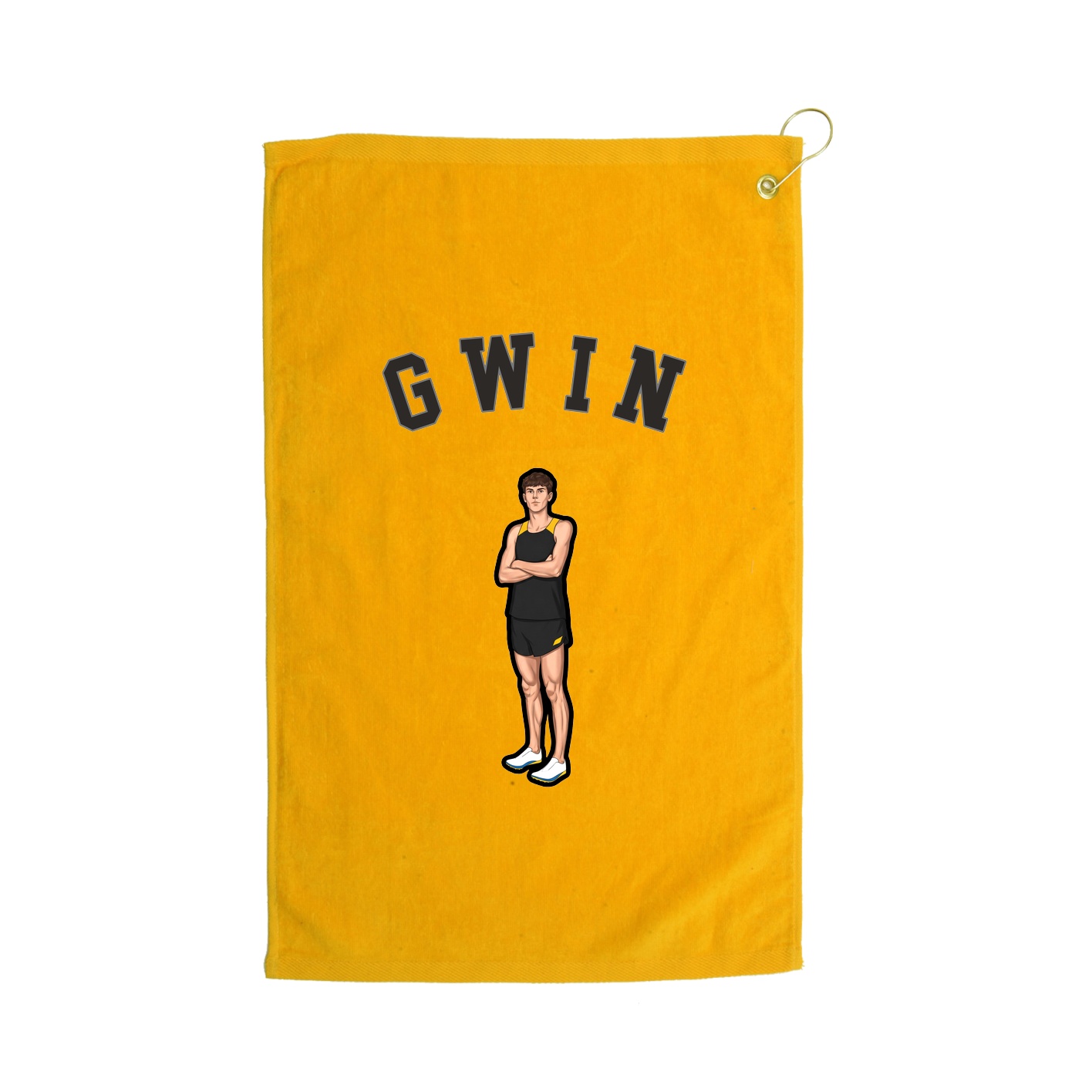 Golf Towel — Shirsey Arch in Gold