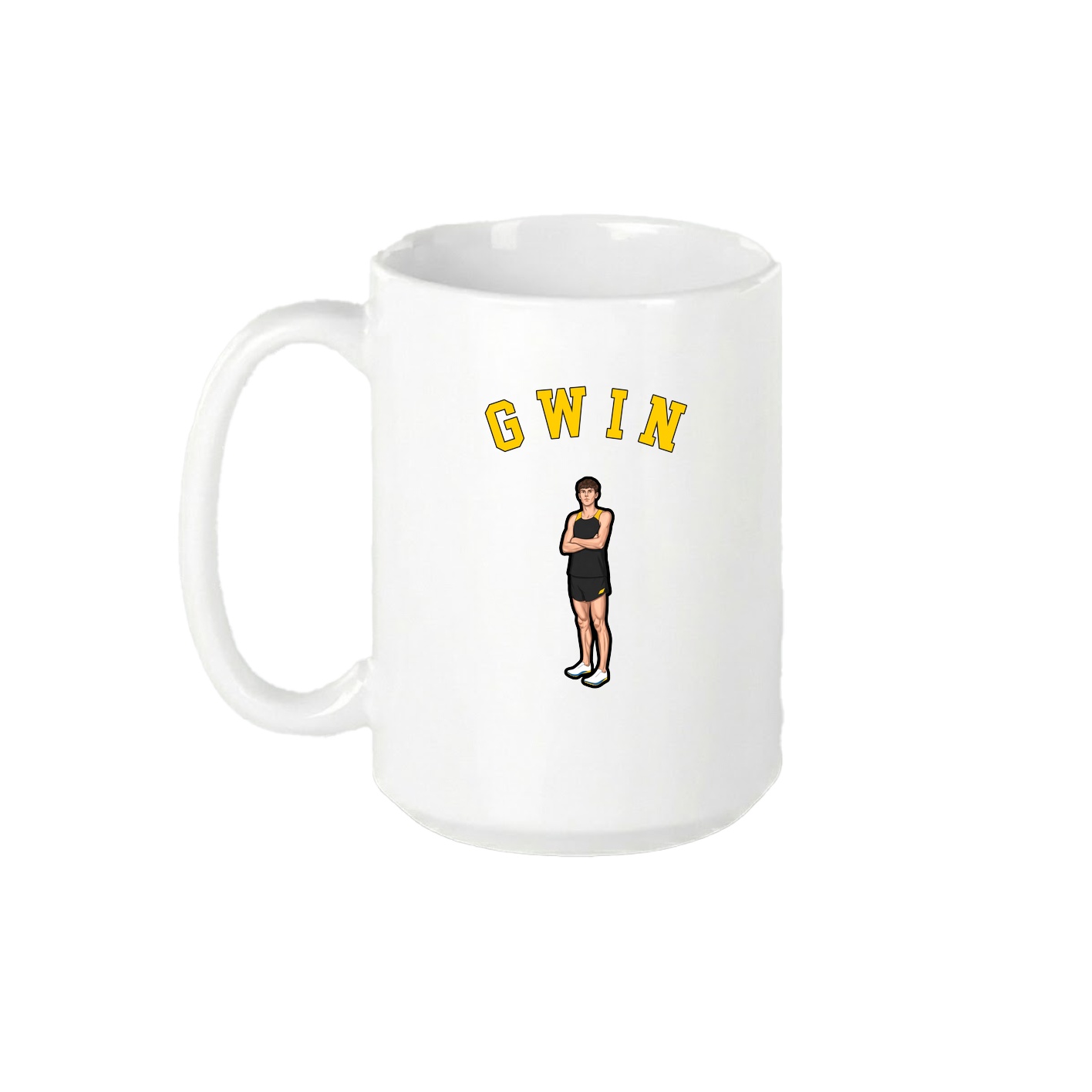 15oz Coffee Mug — Shirsey Arch in White