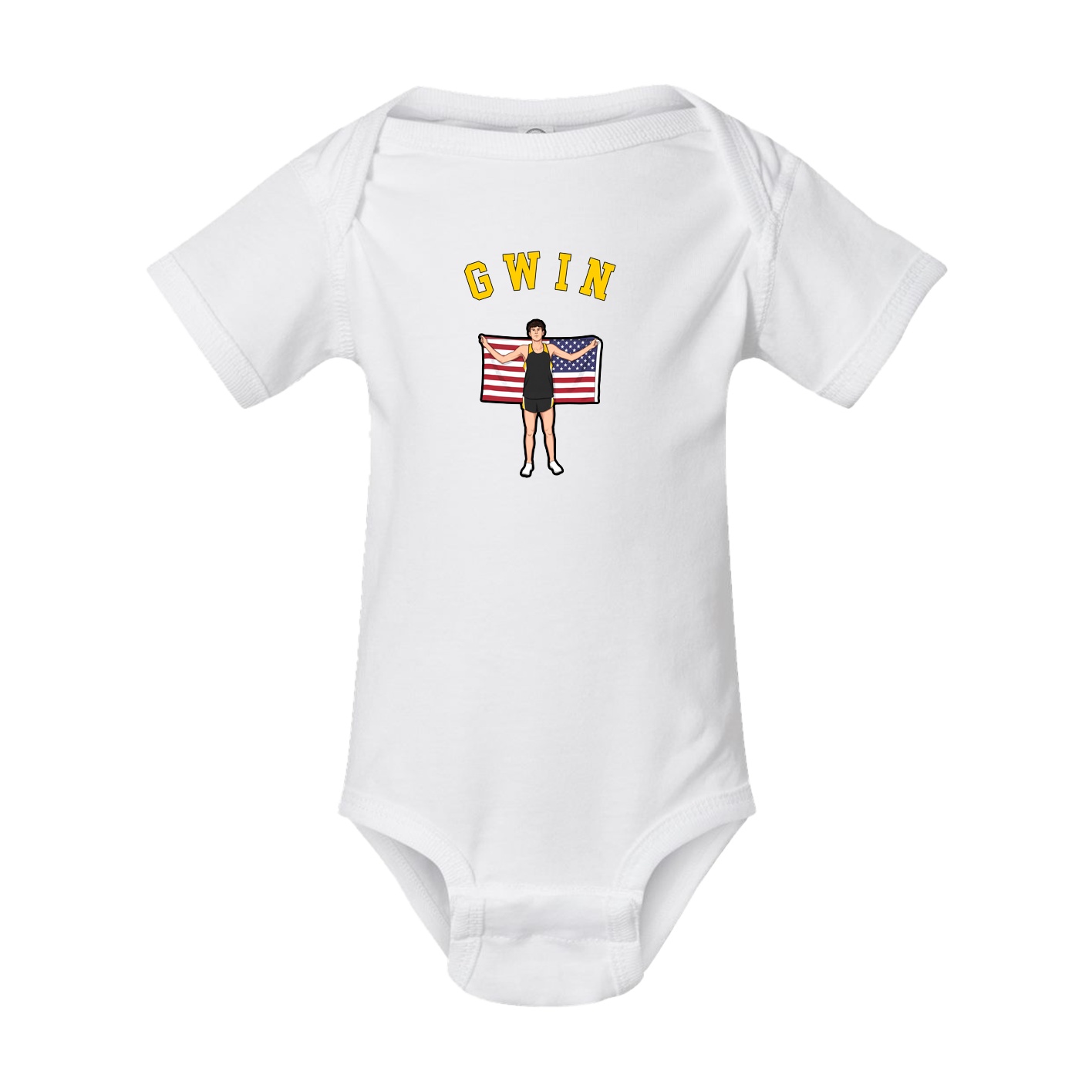 Baby Onesie — Shirsey Arch in White