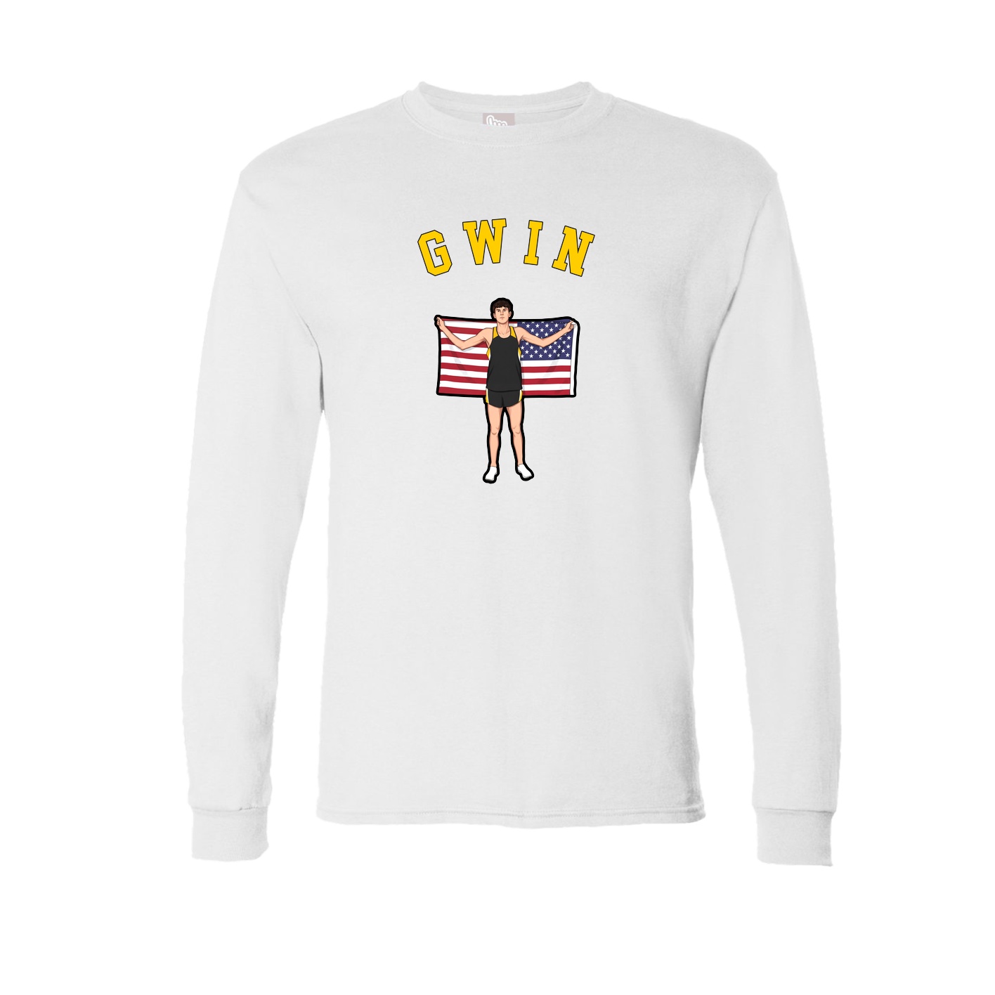 Long Sleeve Tee — Shirsey Arch in White