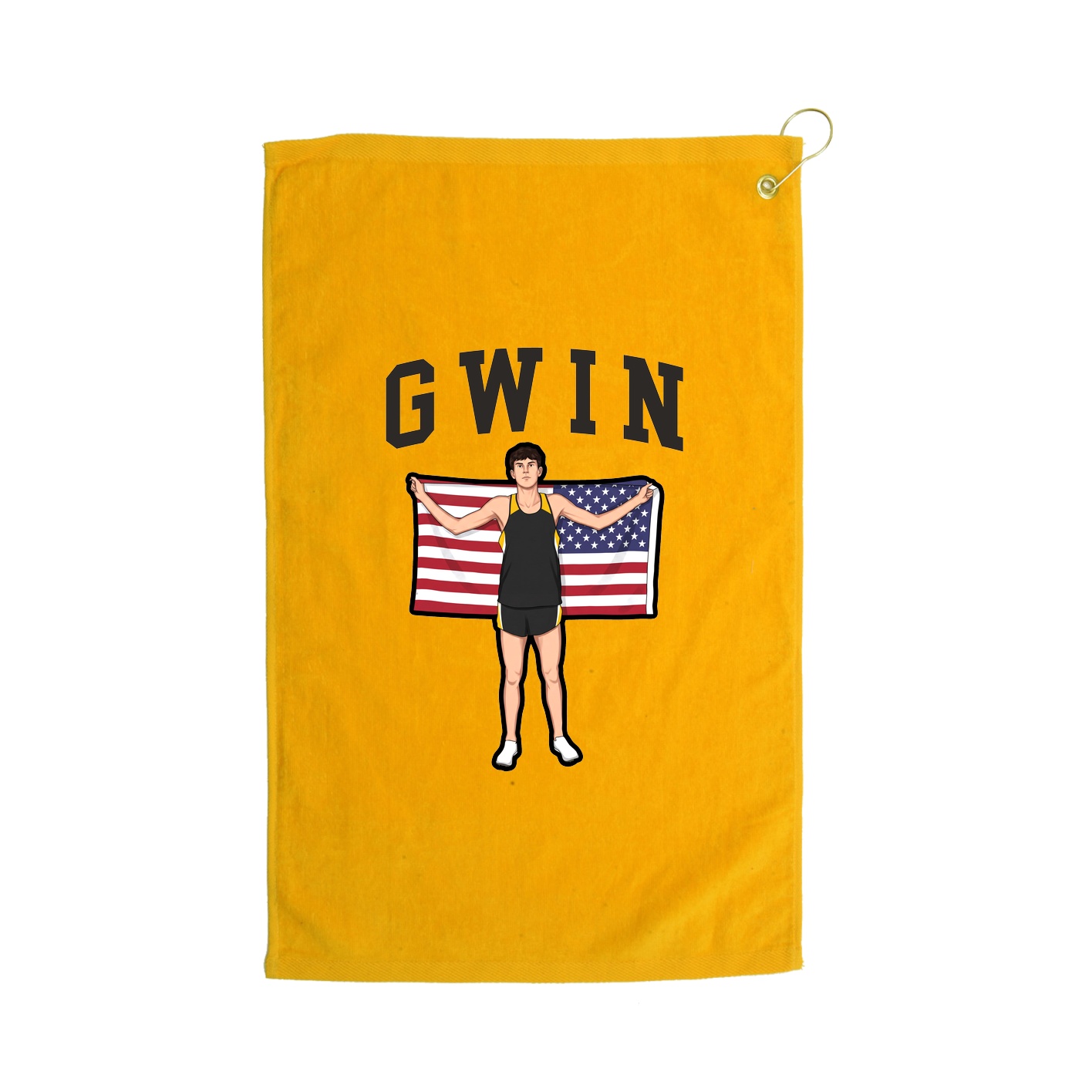 Golf Towel — Shirsey in Gold