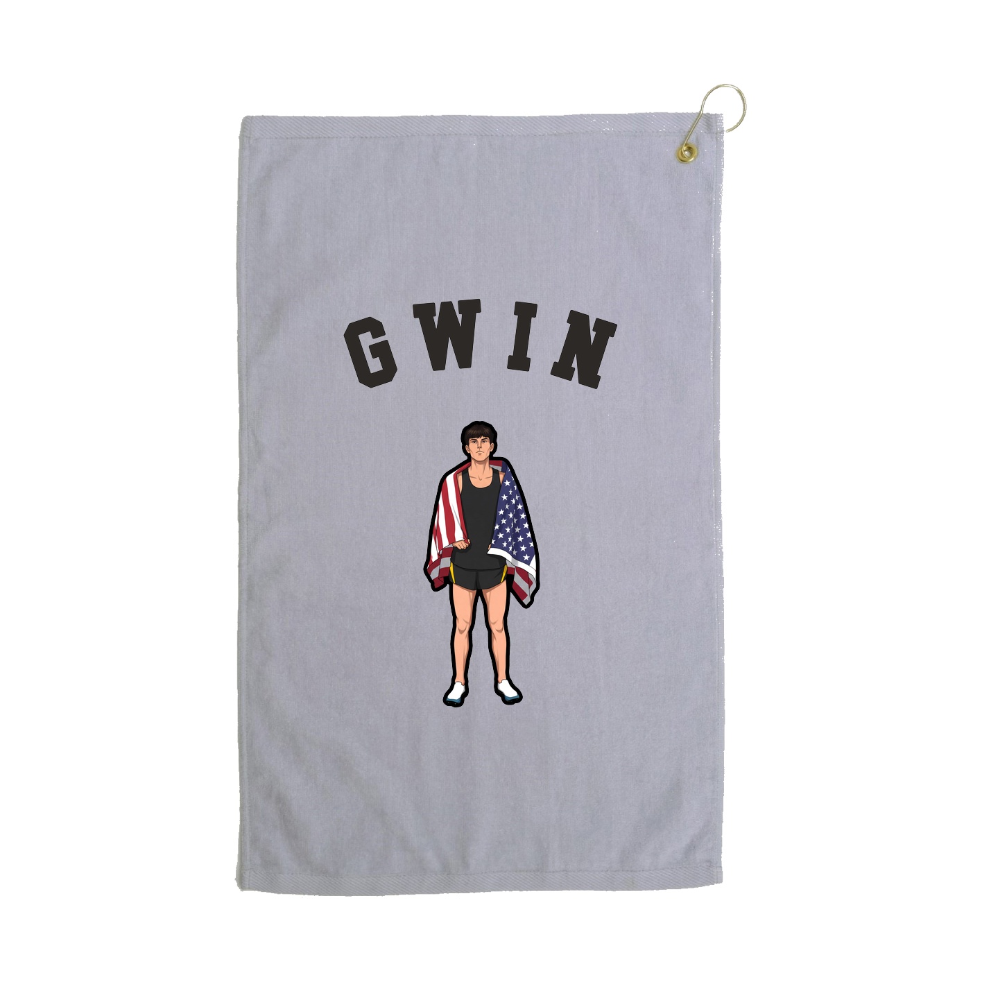 Golf Towel — Shirsey Arch in Grey