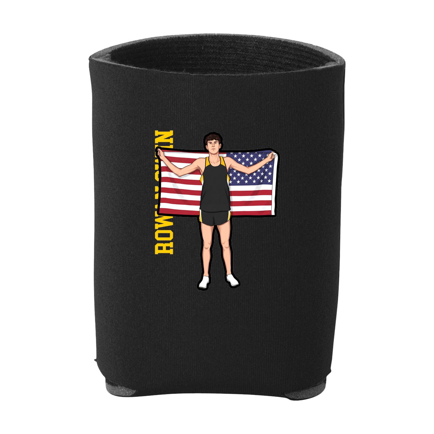 Can Holder — Name Vertical in Black
