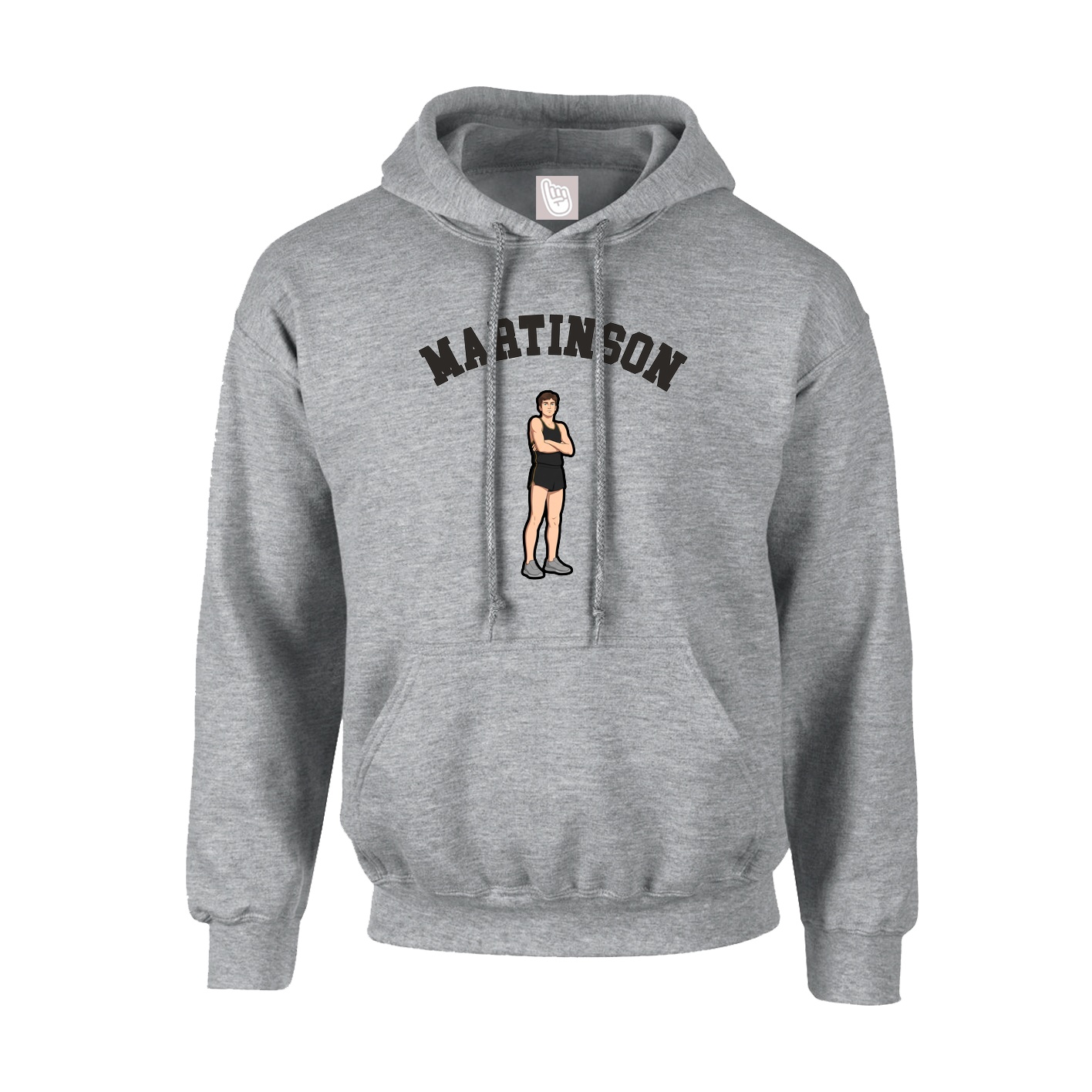 Youth Hoodie — Shirsey Arch in Grey