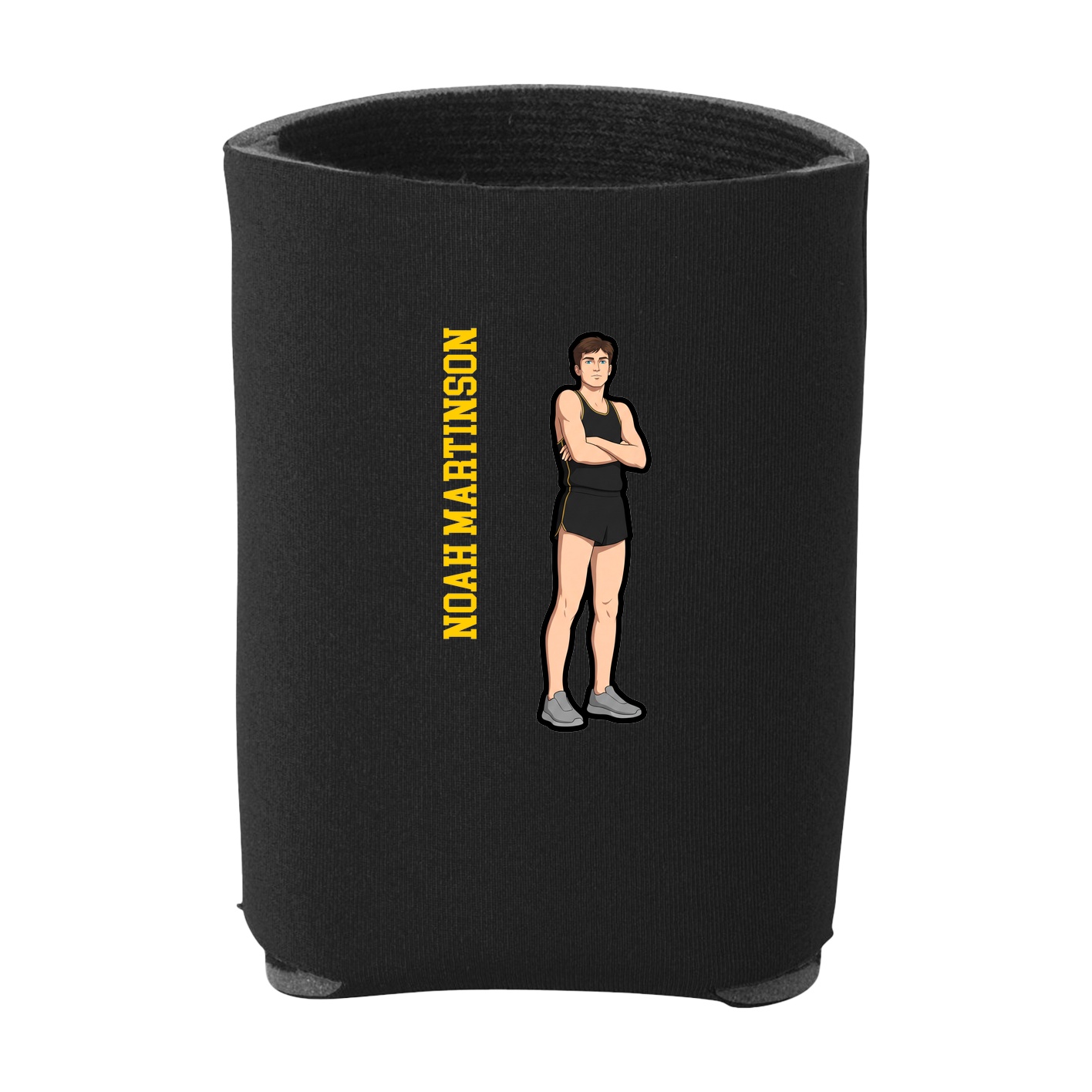 Can Holder — Name Vertical in Black