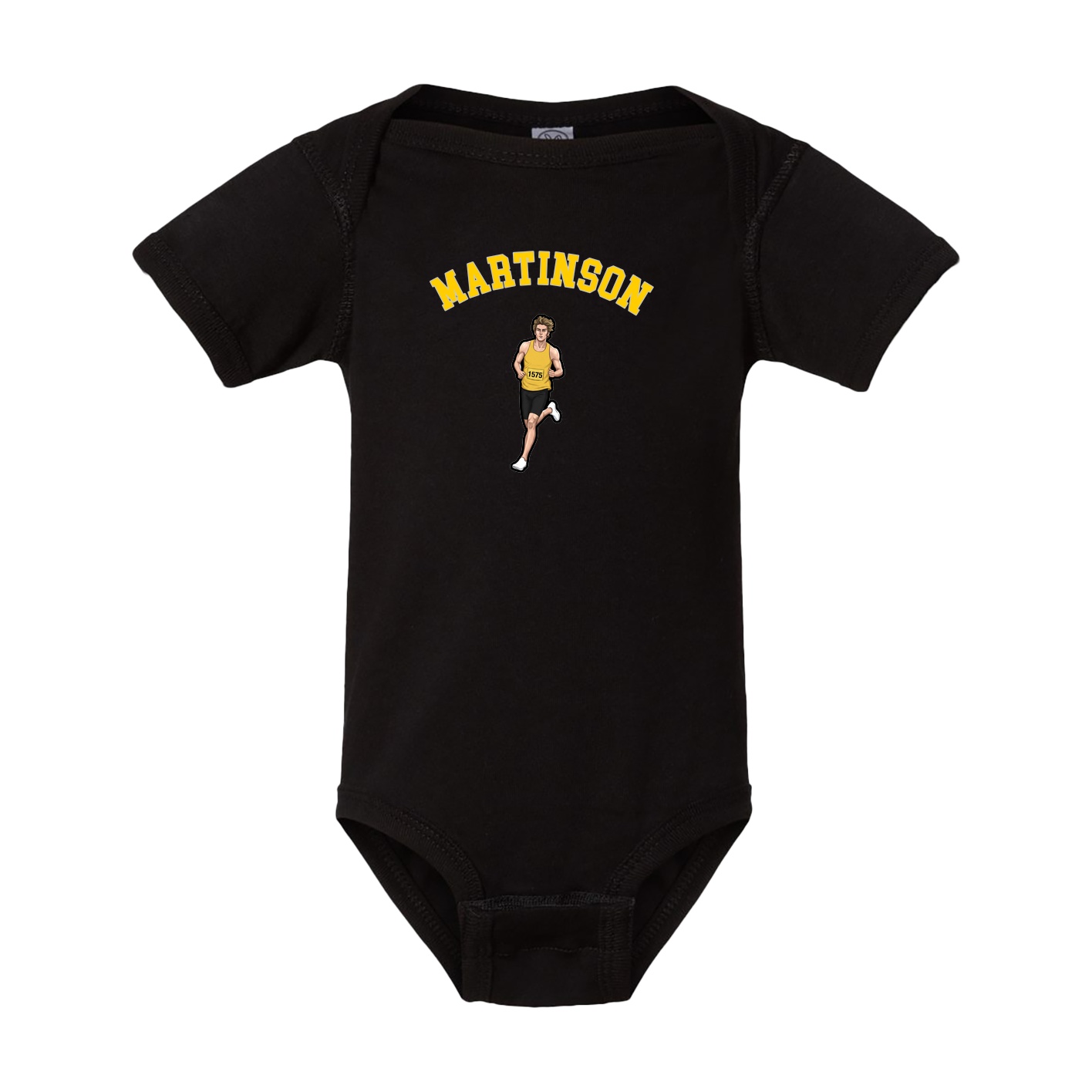 Baby Onesie — Shirsey Arch in Black