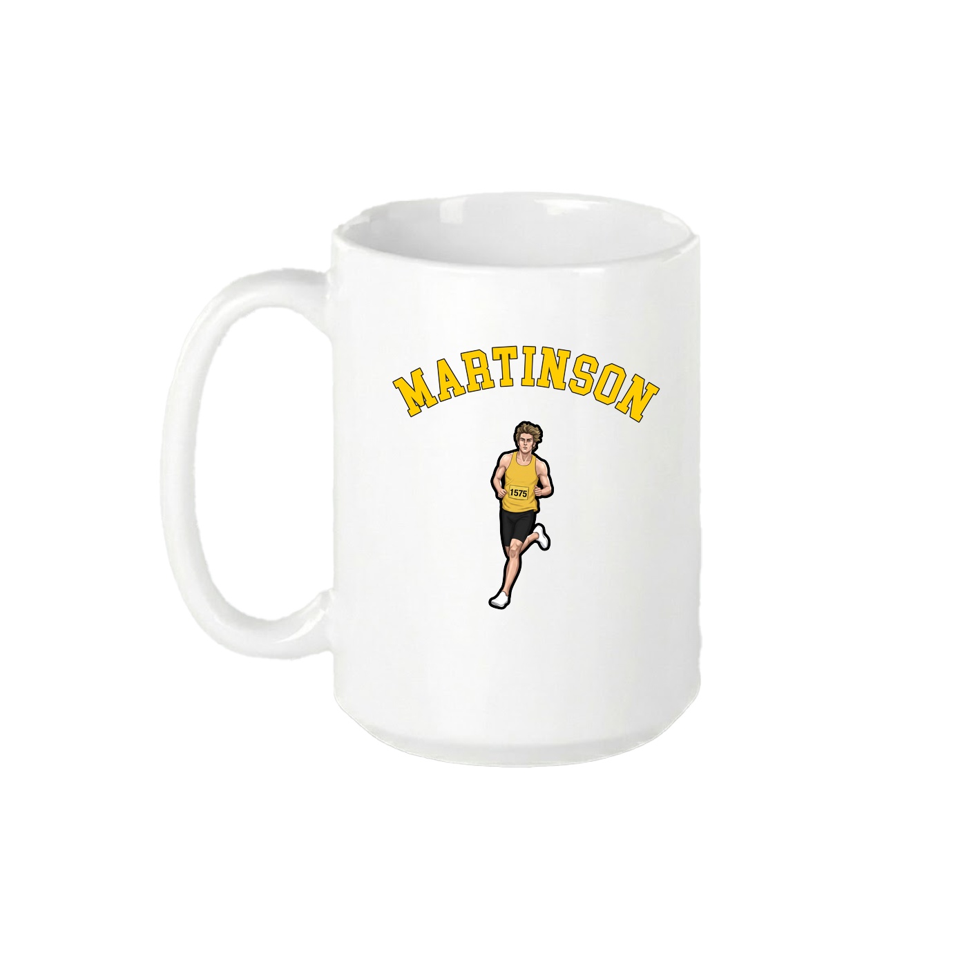 15oz Coffee Mug — Shirsey Arch in White
