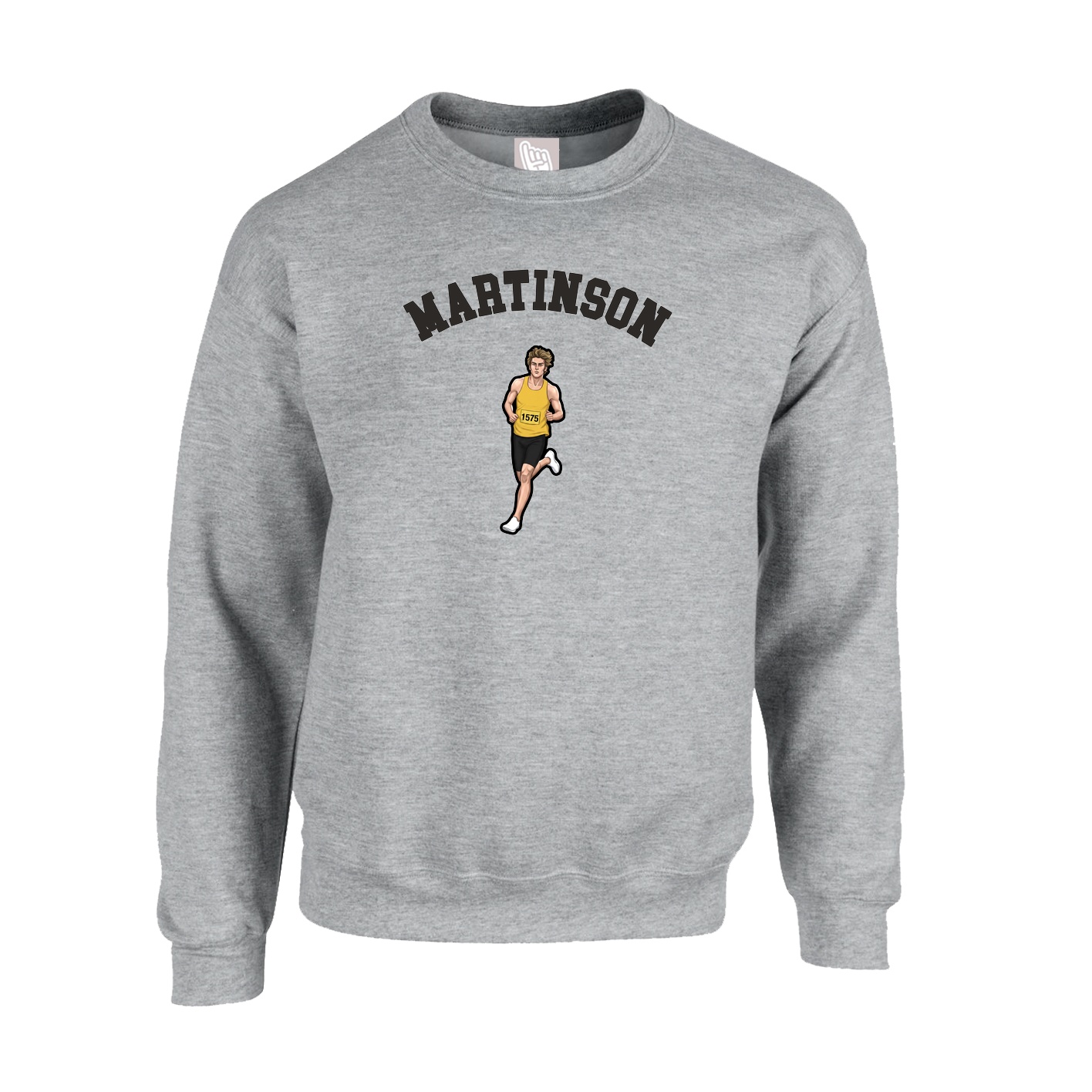Fleece Crew — Shirsey Arch in Grey