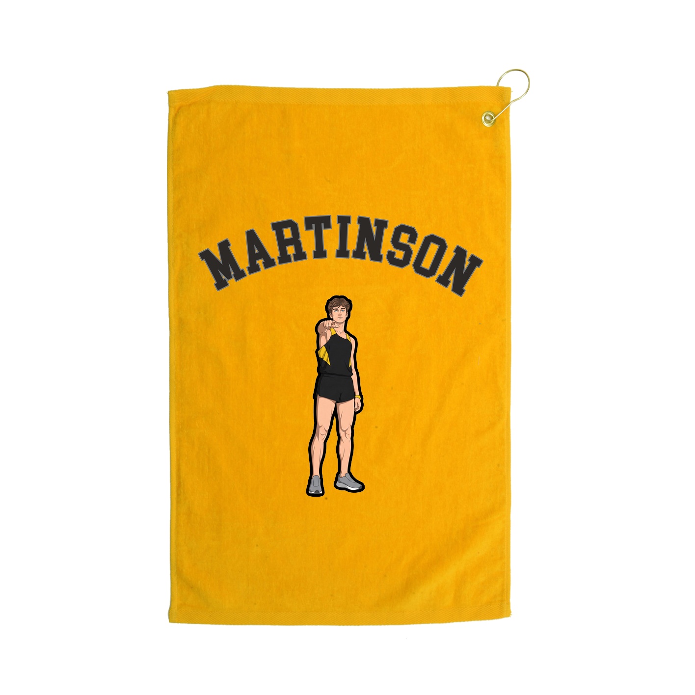 Golf Towel — Shirsey Arch in Gold