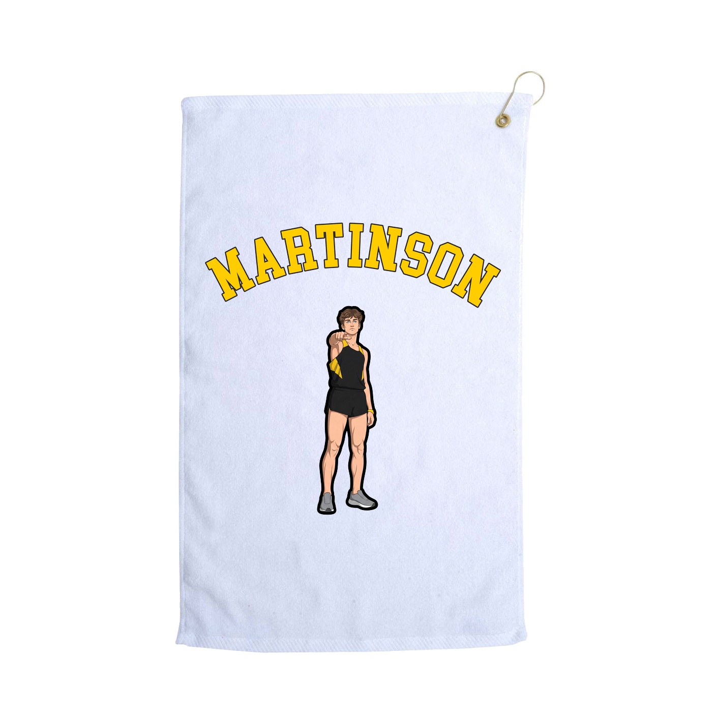 Golf Towel — Shirsey Arch in White