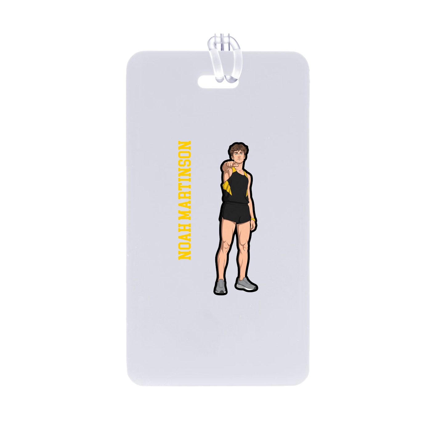 Bag Tag — Name Vertical in Classic