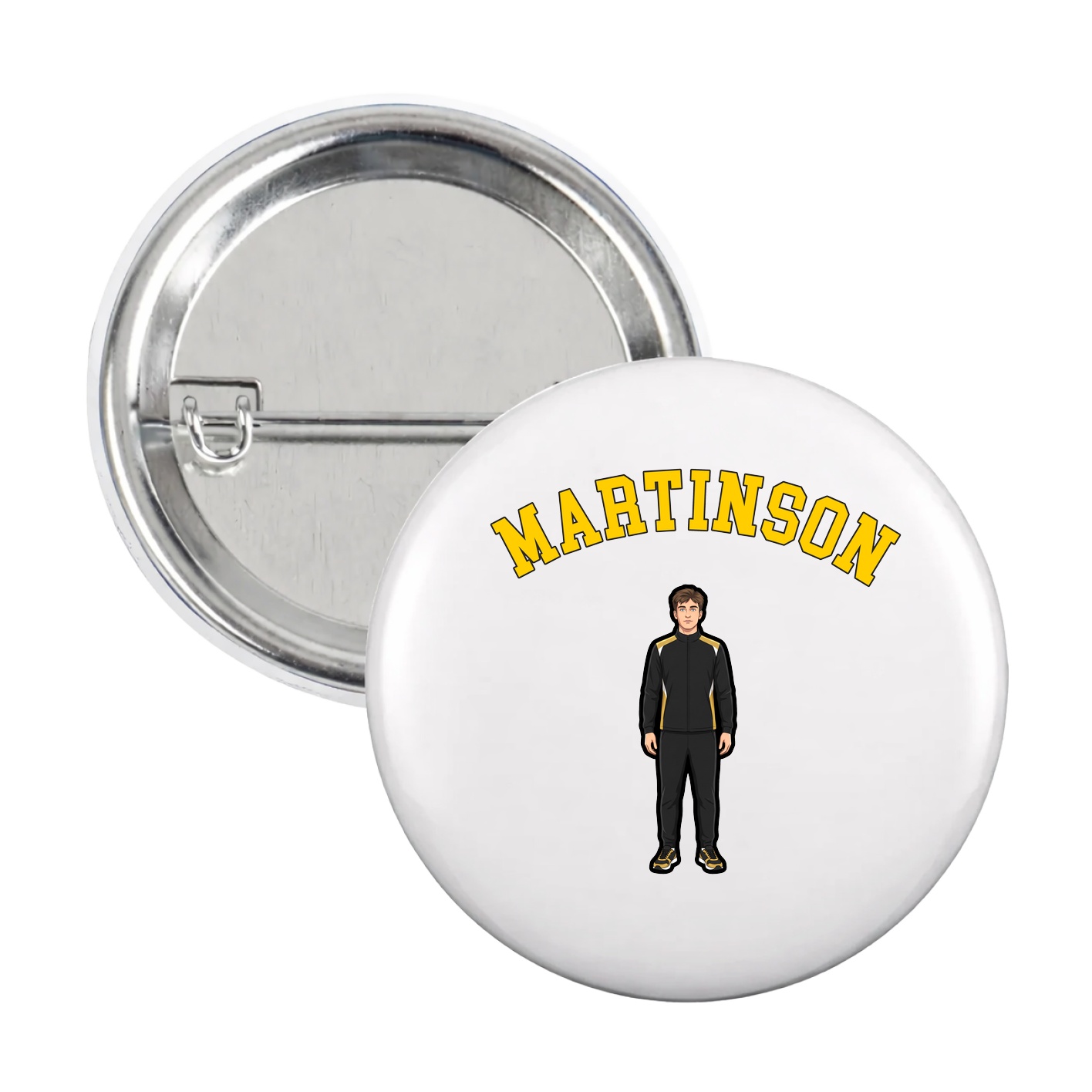 Game Day Button — Shirsey Arch in White