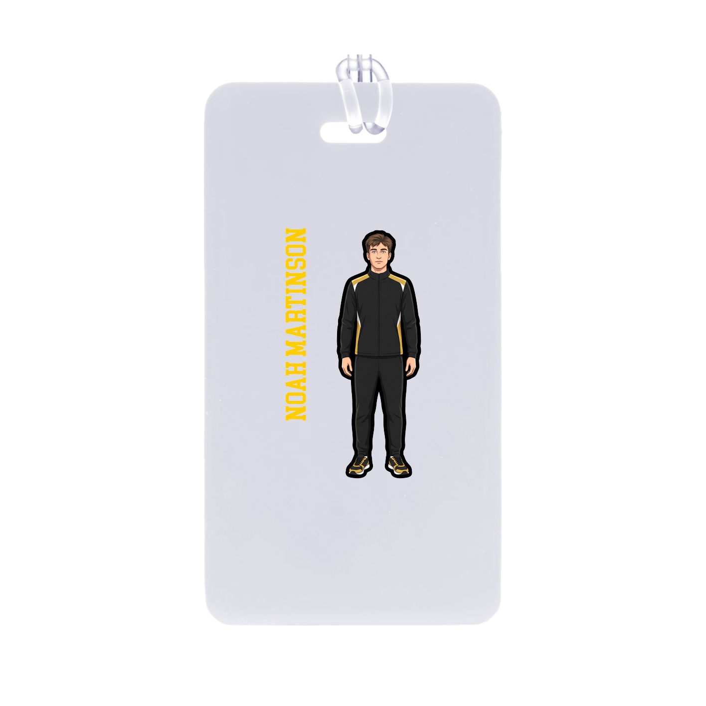 Bag Tag — Name Vertical in Classic