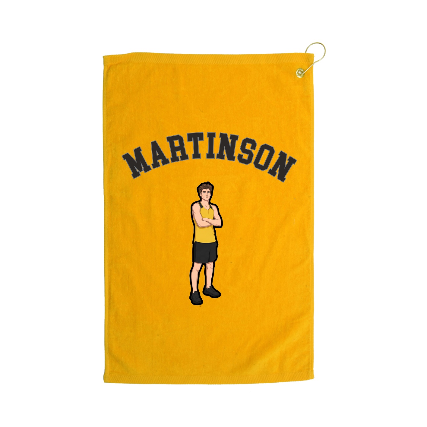 Golf Towel — Shirsey Arch in Gold