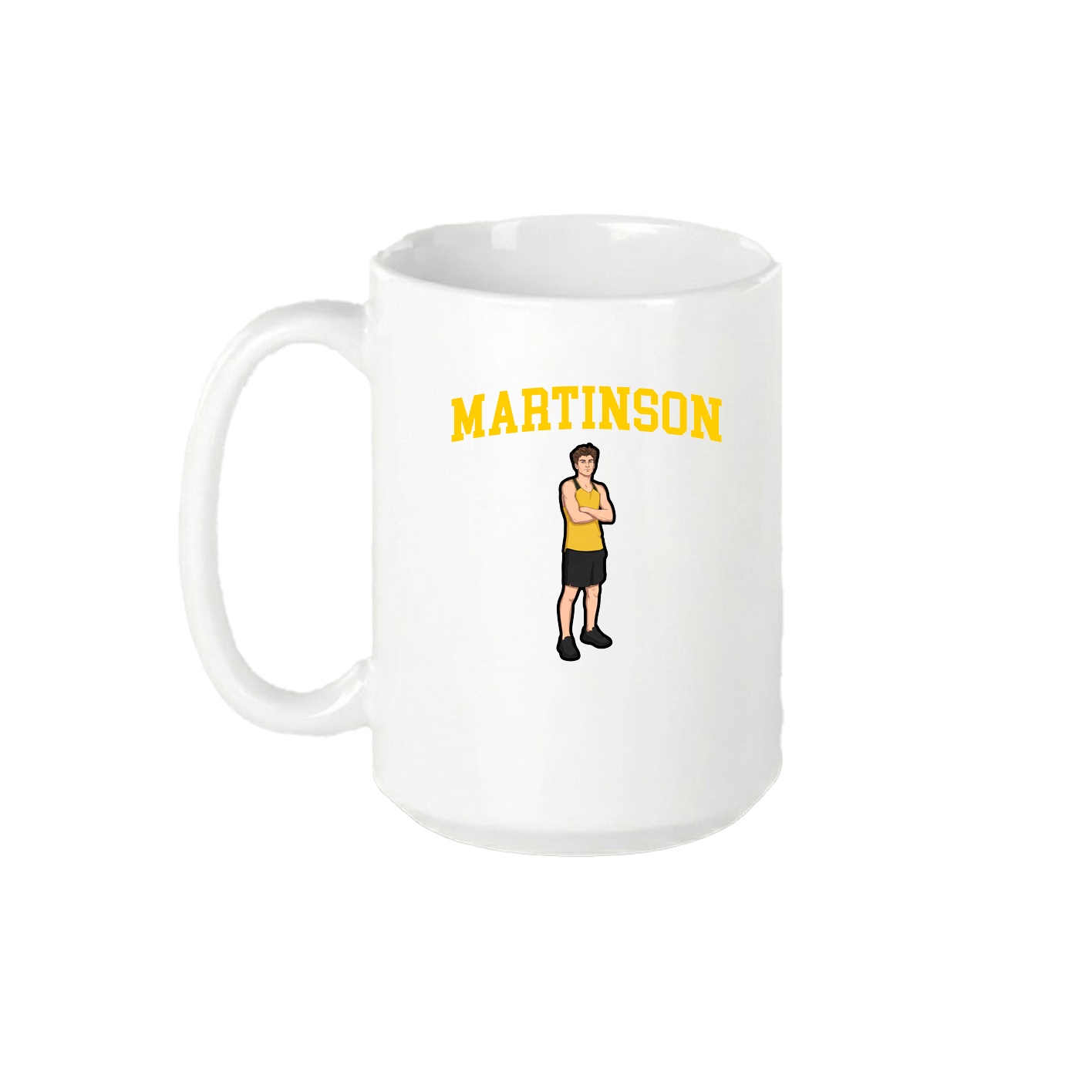 15oz Coffee Mug — Shirsey in White