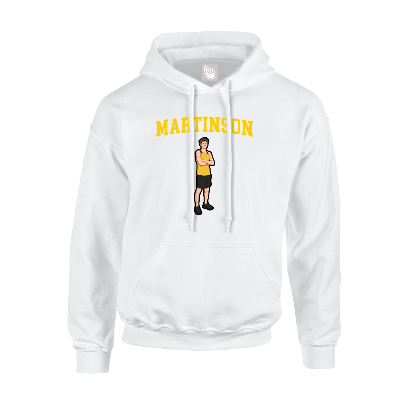 Hoodie — Shirsey in White