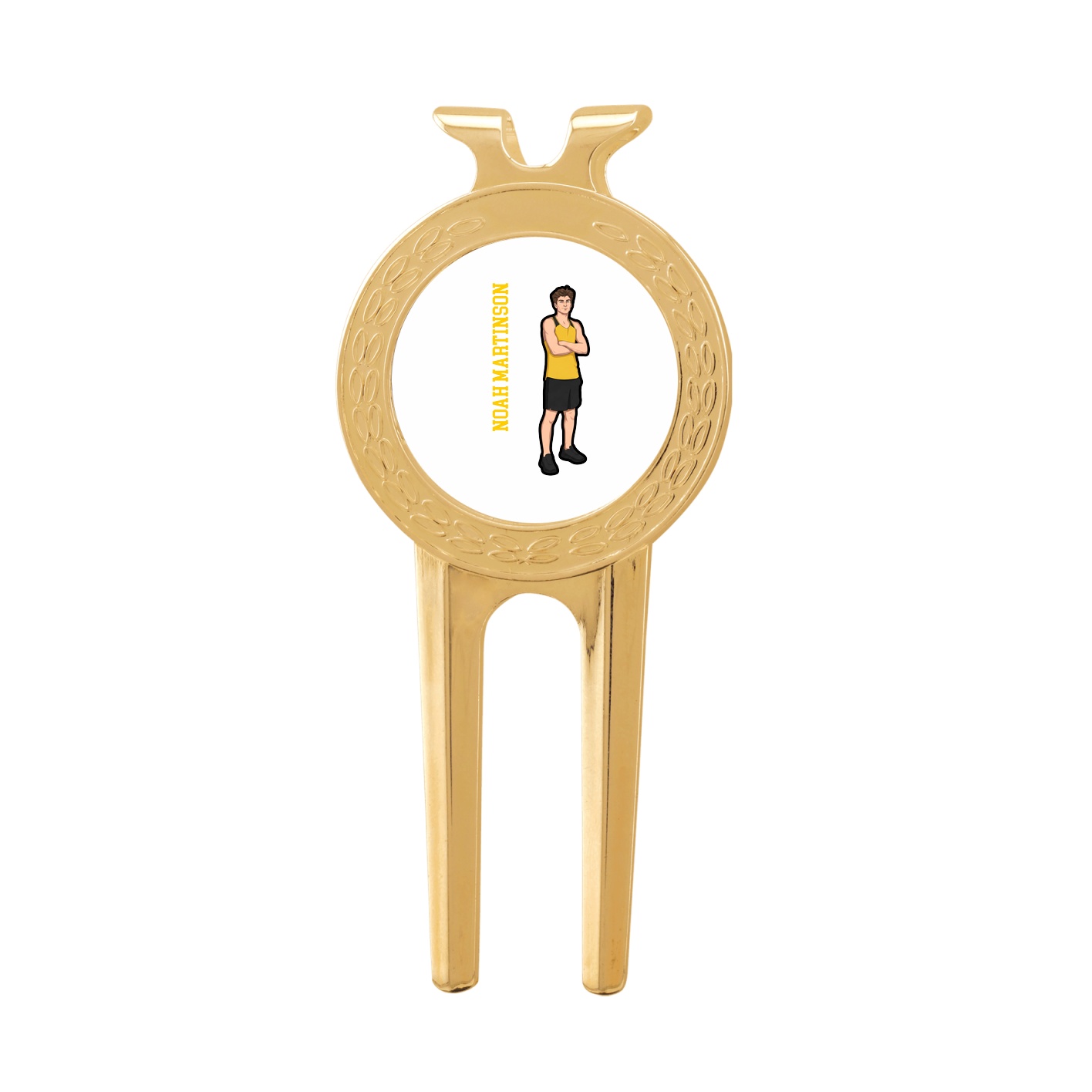 Divot Tool with Ball Marker — Name Vertical in Classic