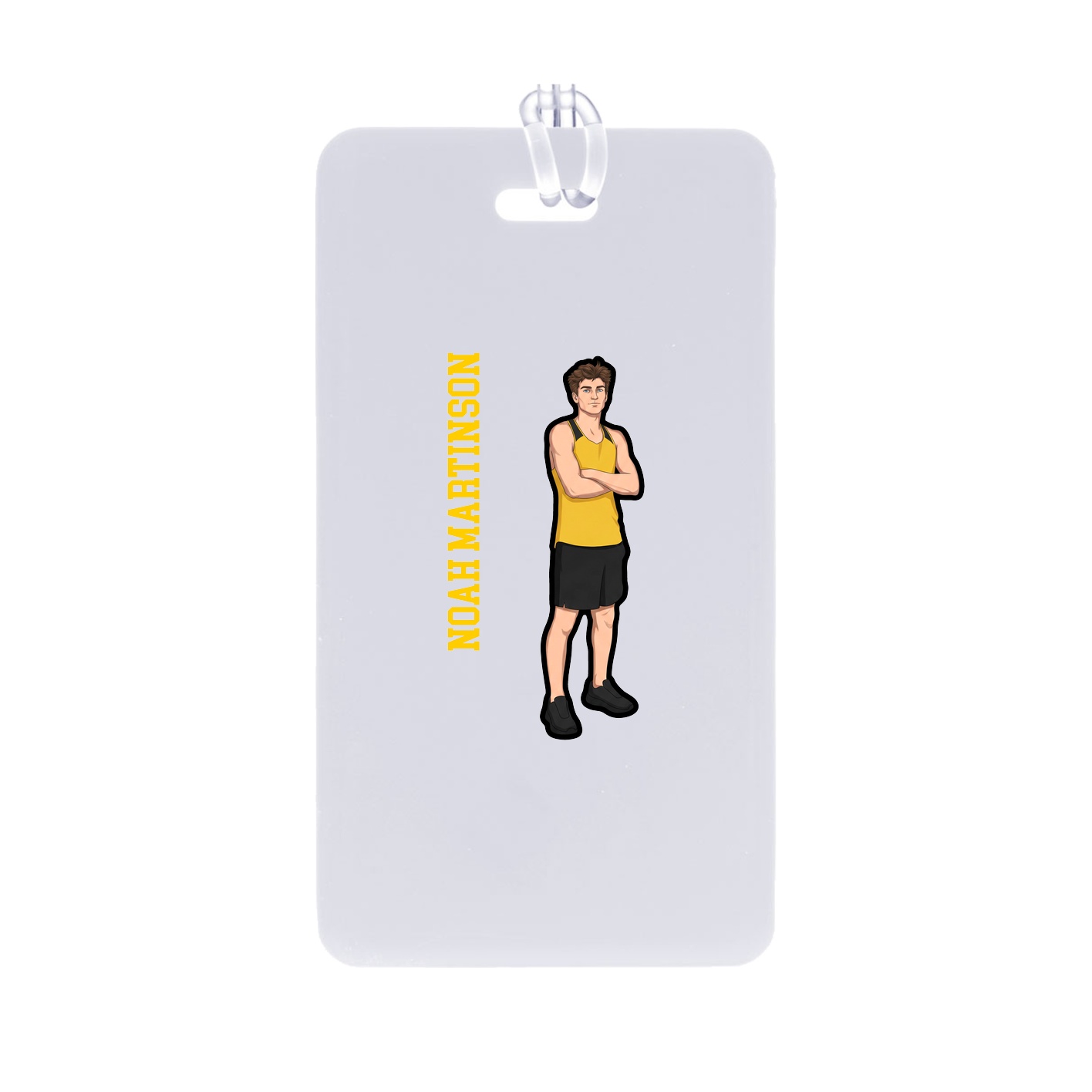 Bag Tag — Name Vertical in Classic