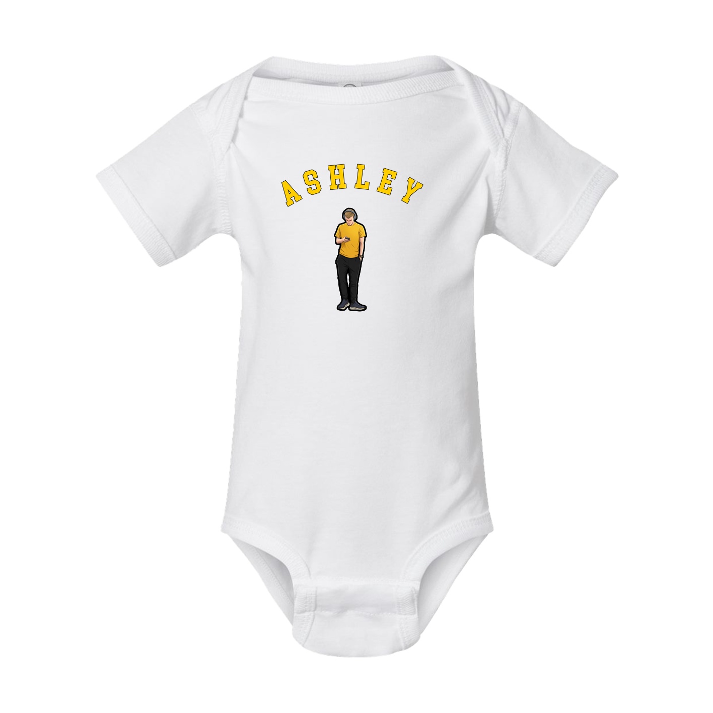 Baby Onesie — Shirsey Arch in White