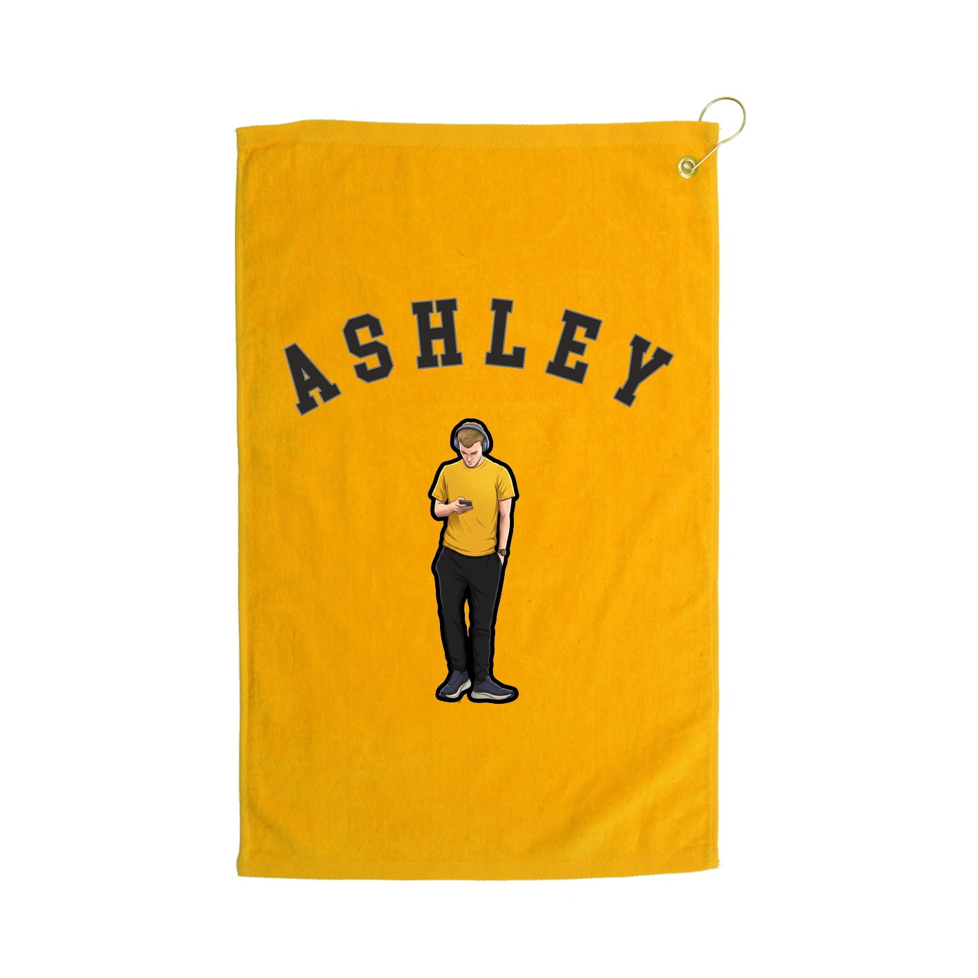 Golf Towel — Shirsey Arch in Gold