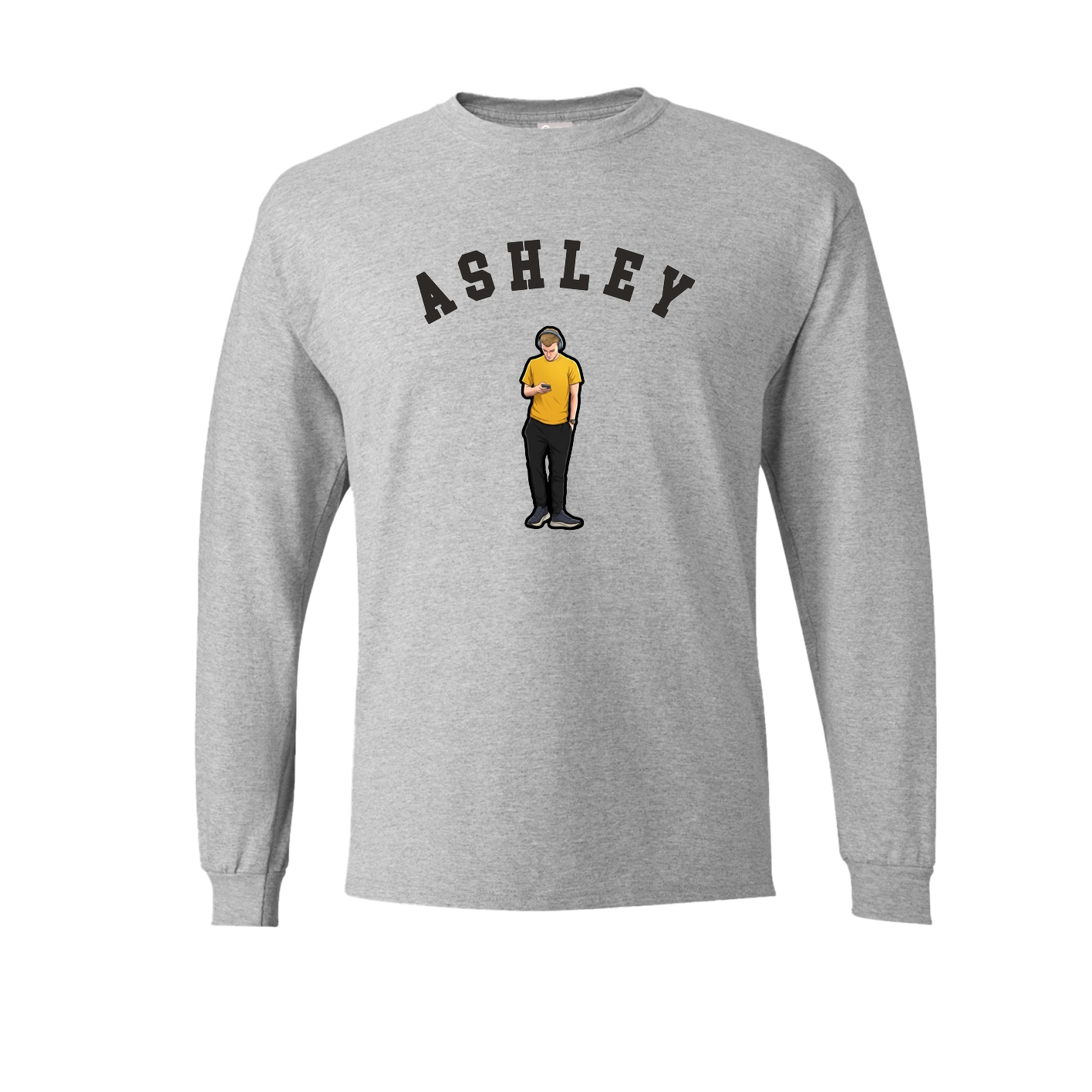Long Sleeve Tee — Shirsey Arch in Grey