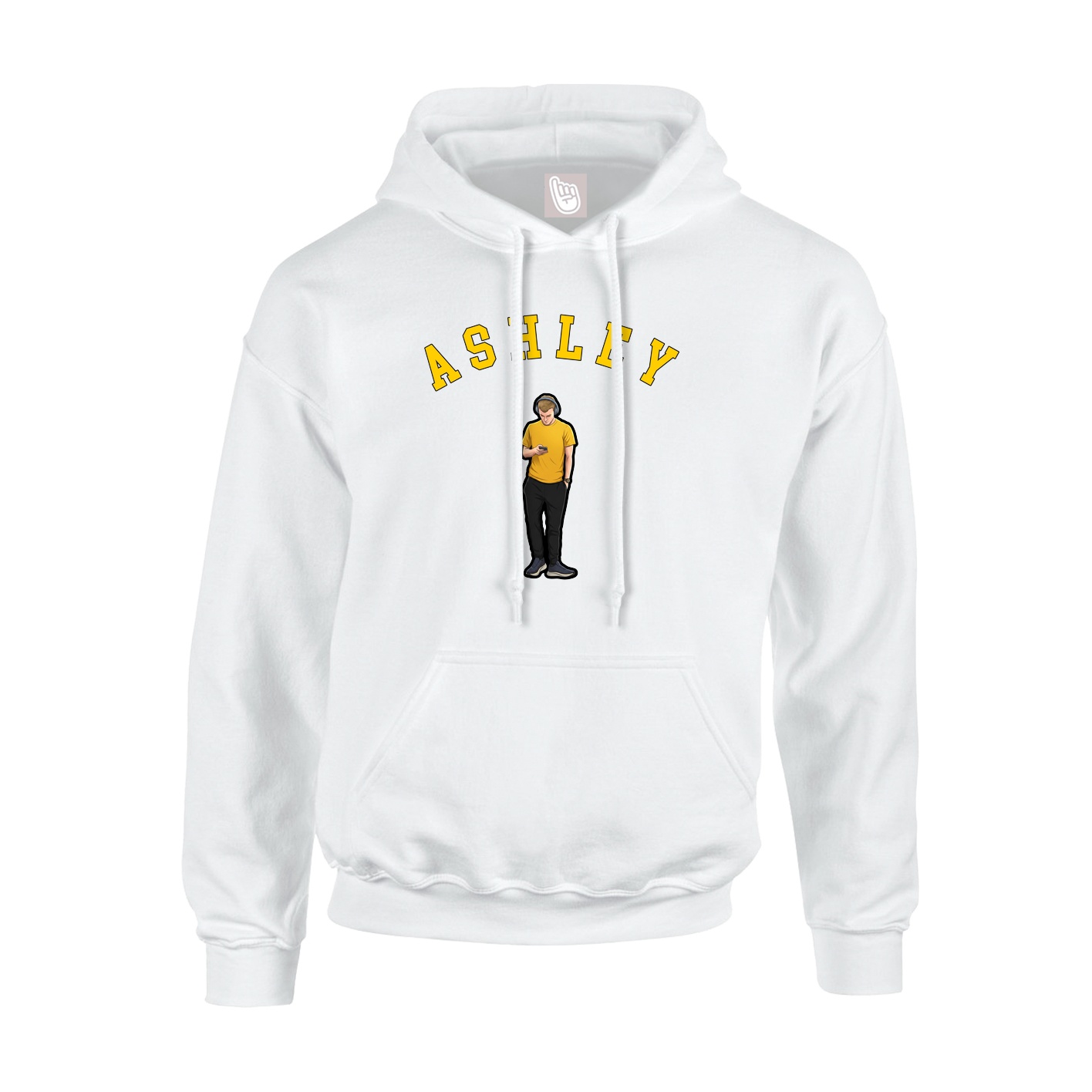 Hoodie — Shirsey Arch in White