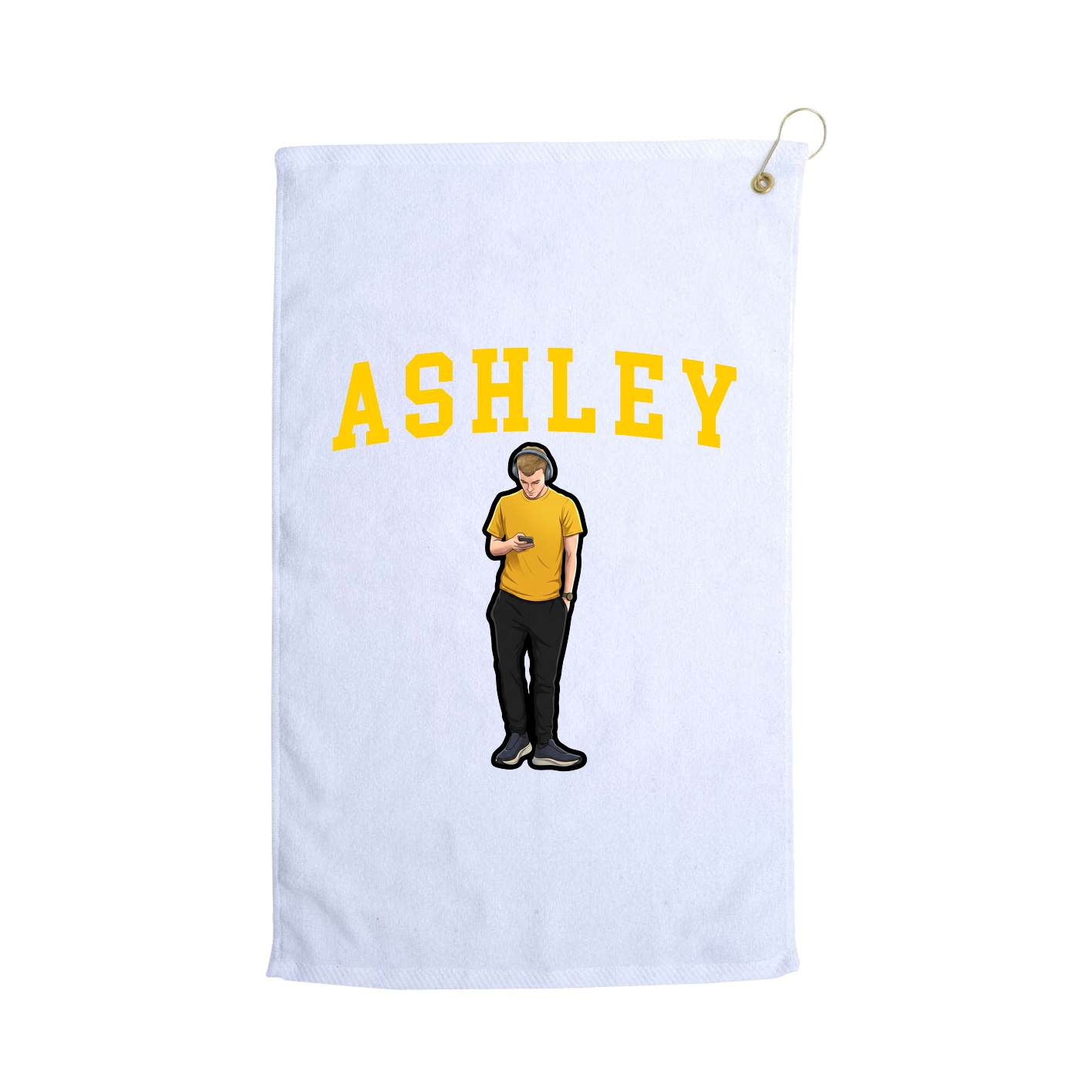 Golf Towel — Shirsey in White