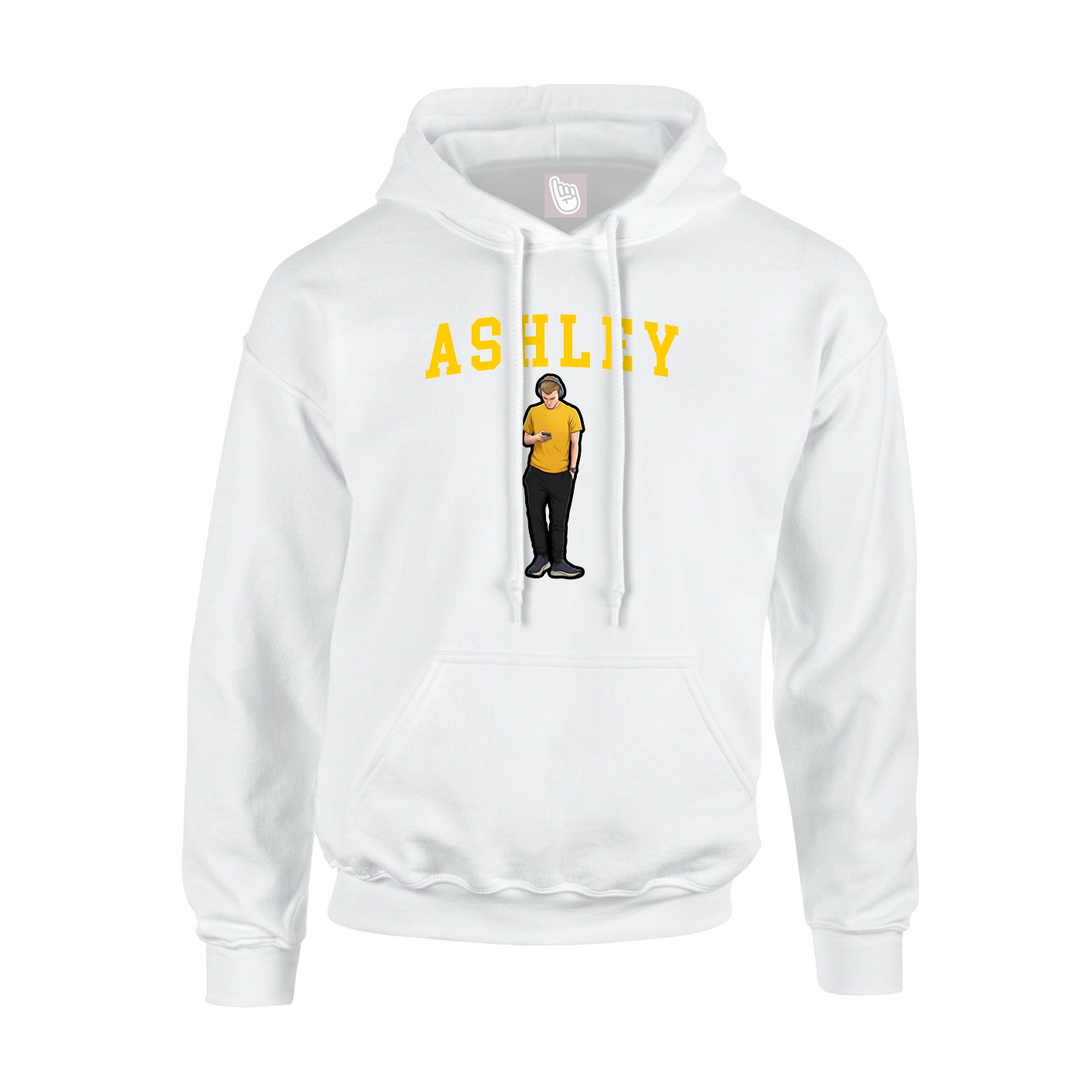 Hoodie — Shirsey in White