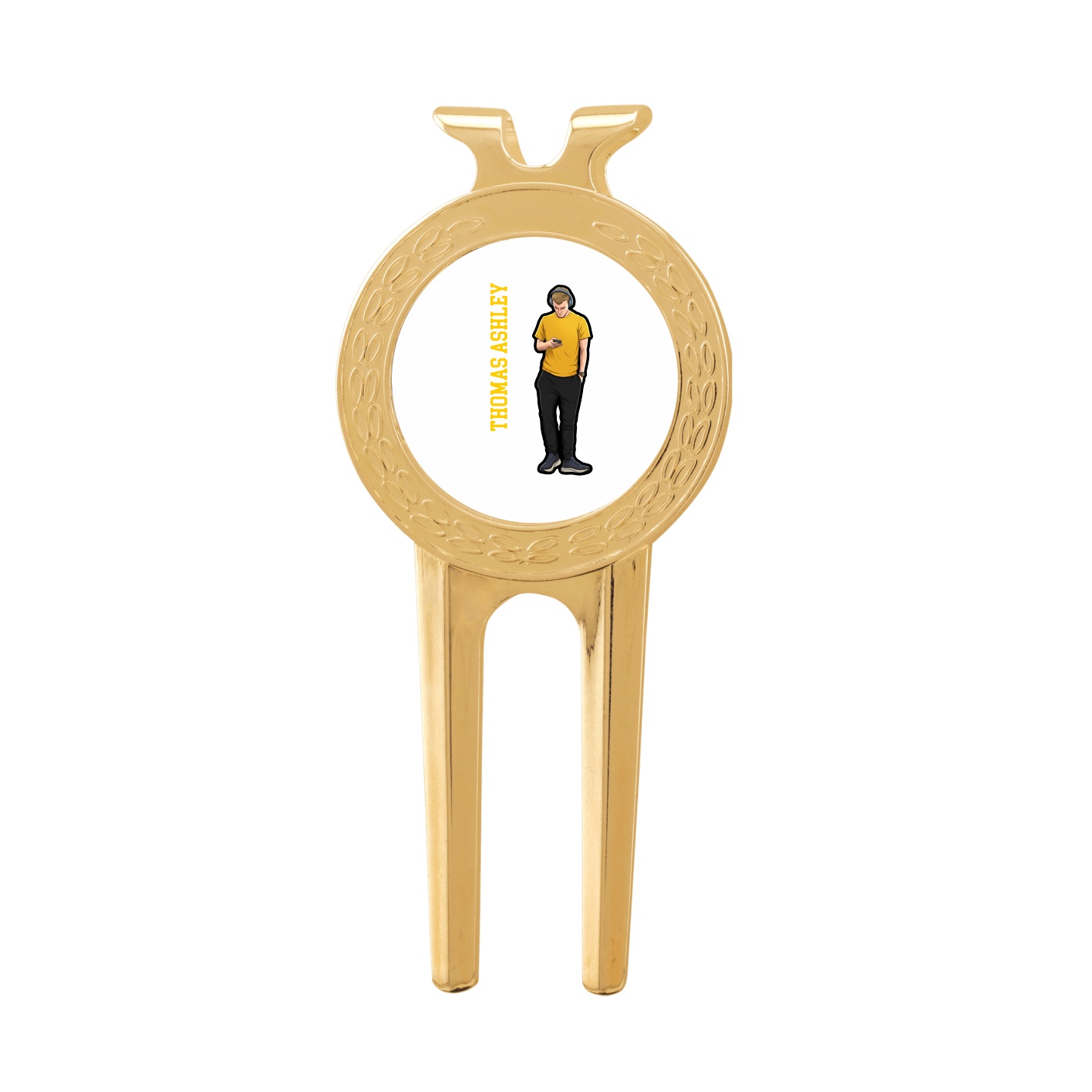 Divot Tool with Ball Marker — Name Vertical in Classic