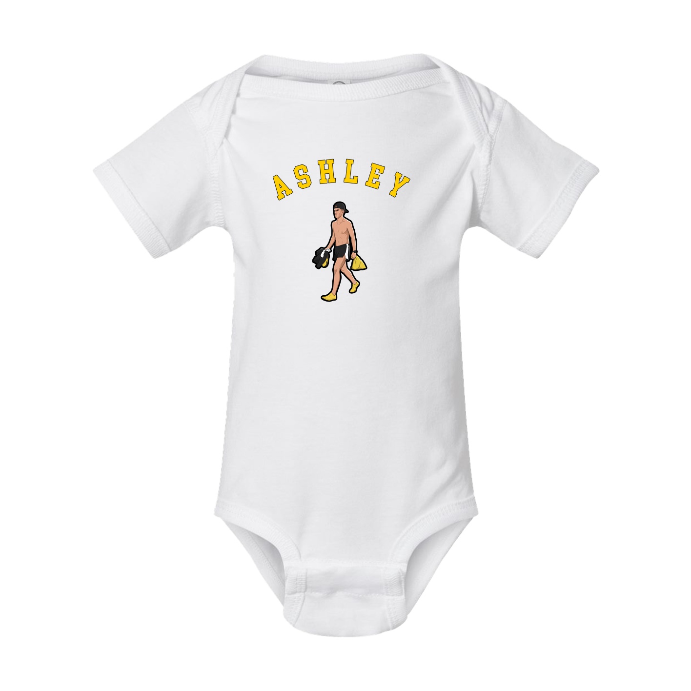 Baby Onesie — Shirsey Arch in White