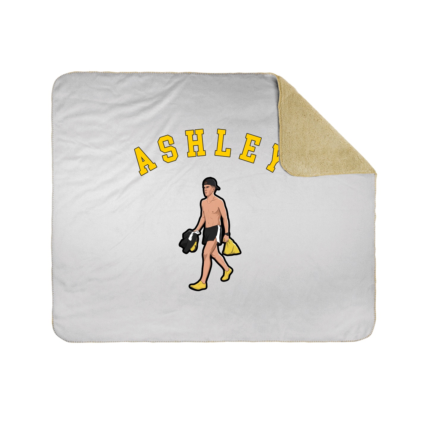 Throw Blanket — Shirsey Arch in White