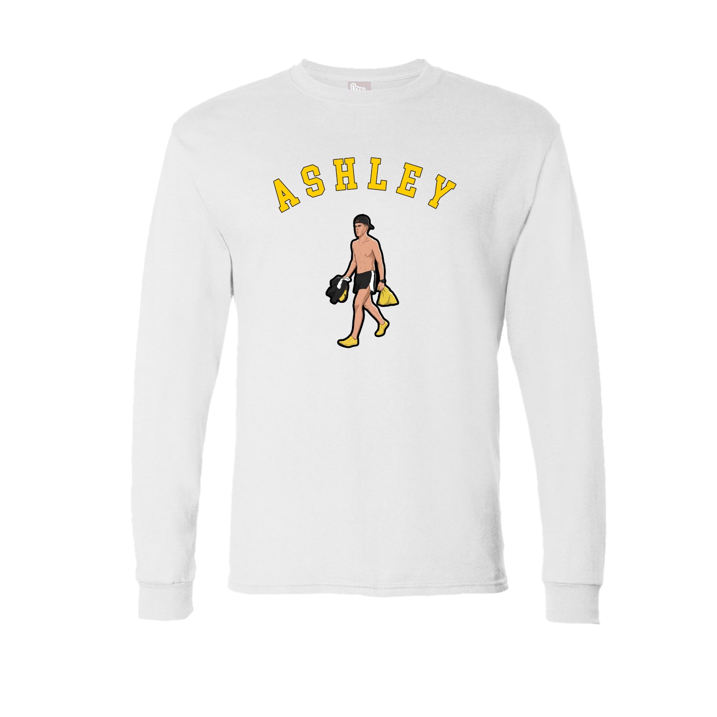 Long Sleeve Tee — Shirsey Arch in White