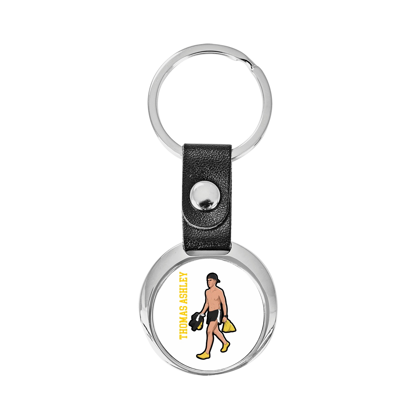Key Chain — Name Vertical in Classic
