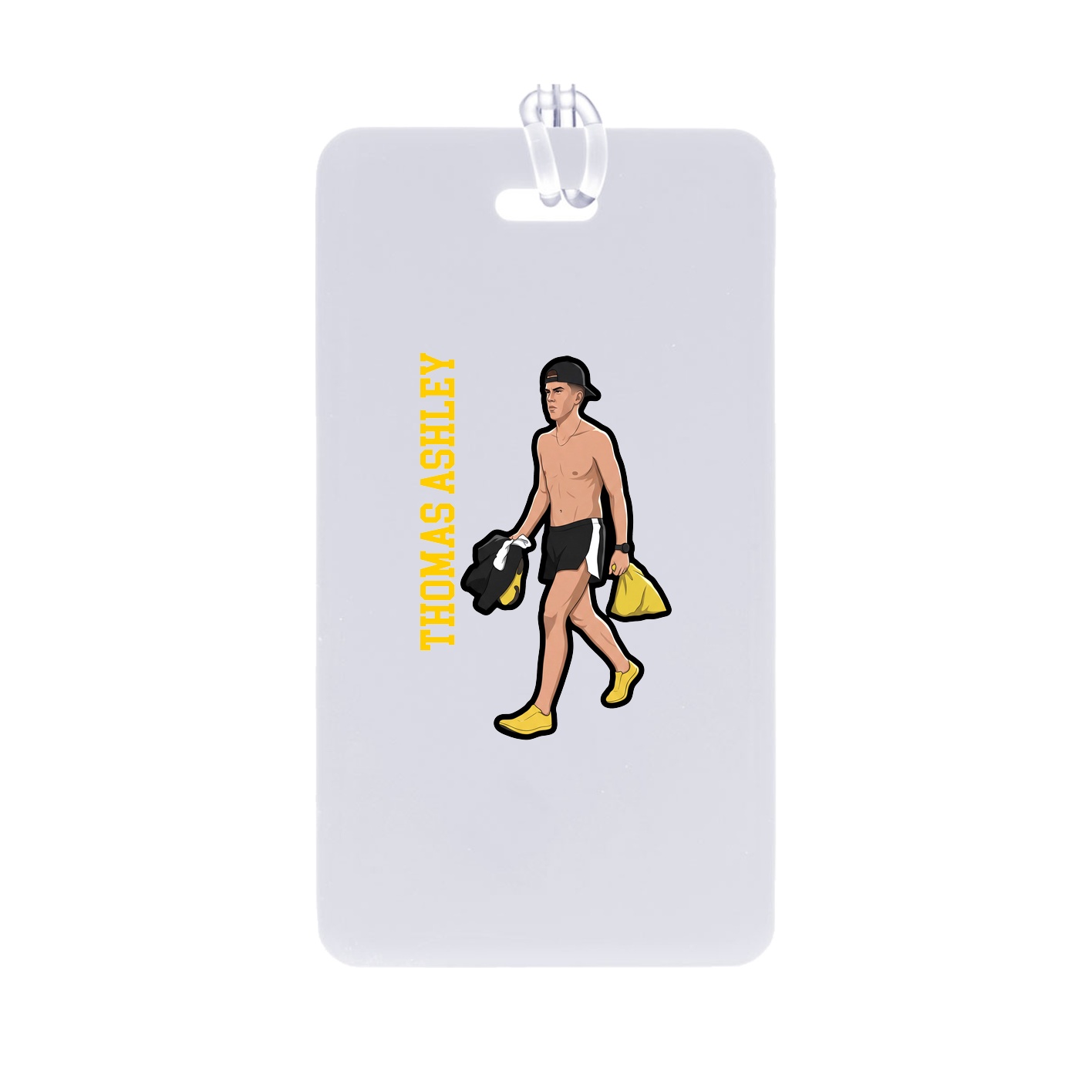 Bag Tag — Name Vertical in Classic
