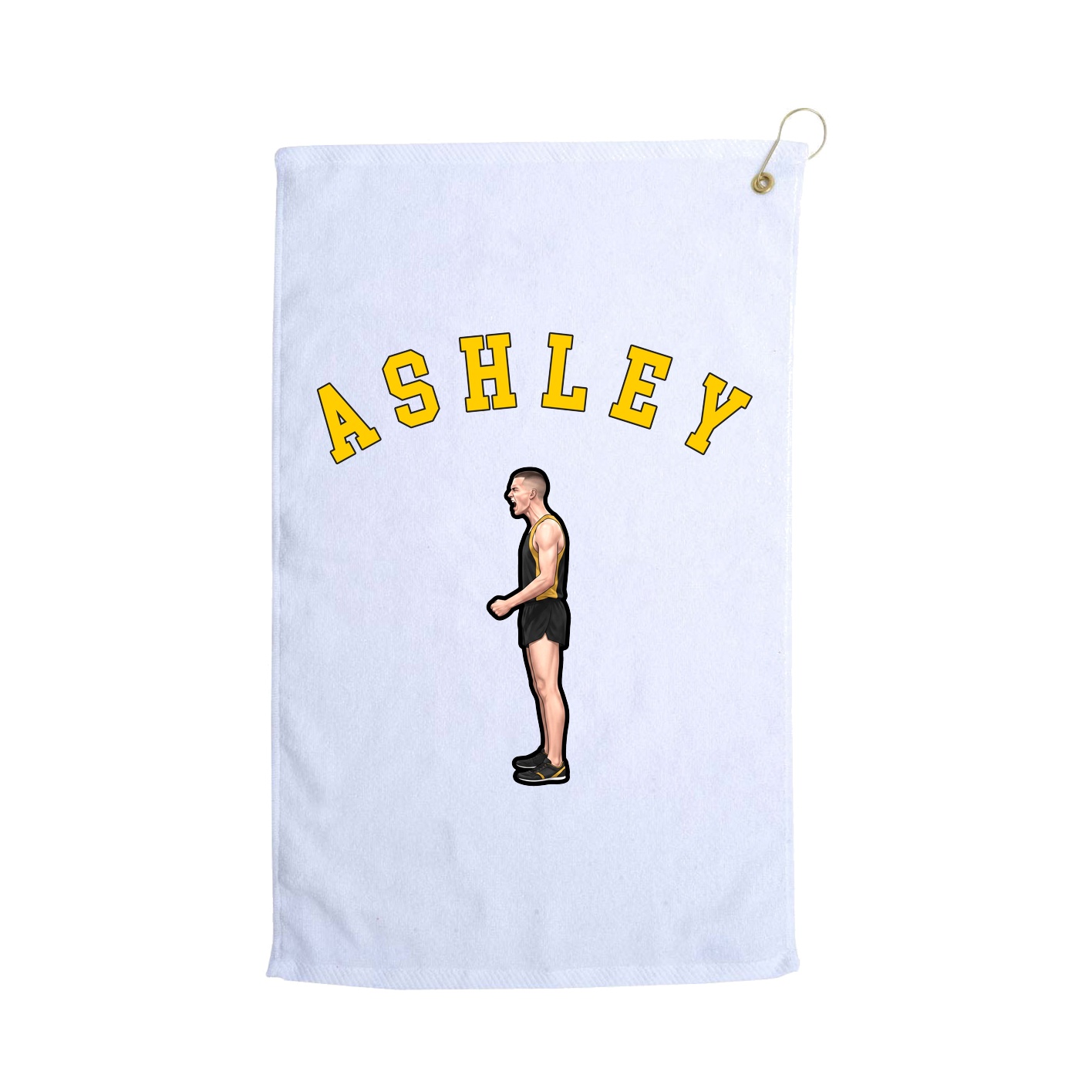 Golf Towel — Shirsey Arch in White