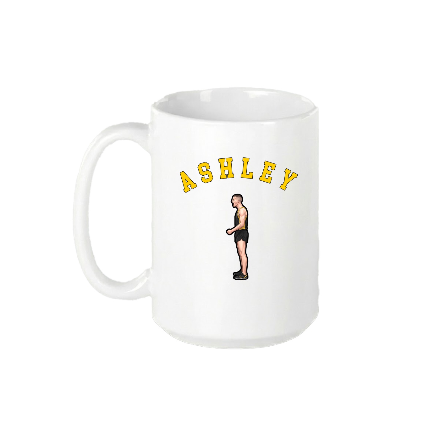 15oz Coffee Mug — Shirsey Arch in White