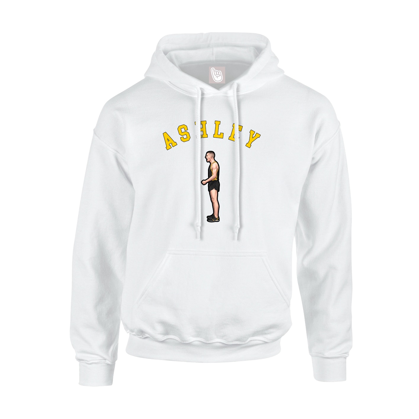 Youth Hoodie — Shirsey Arch in White