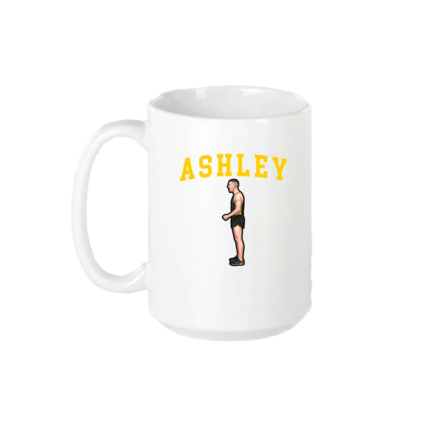 15oz Coffee Mug — Shirsey in White