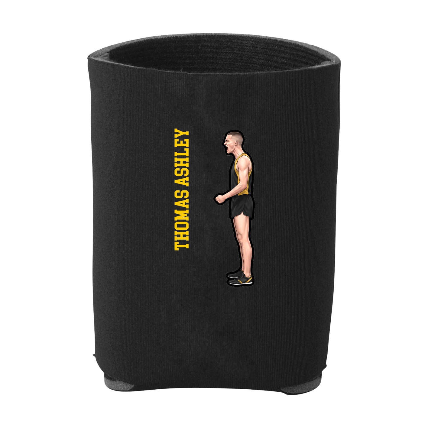 Can Holder — Name Vertical in Black