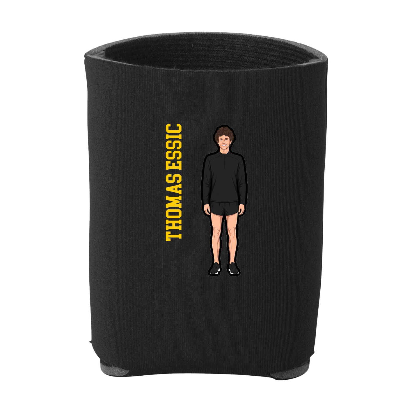 Can Holder — Name Vertical in Black
