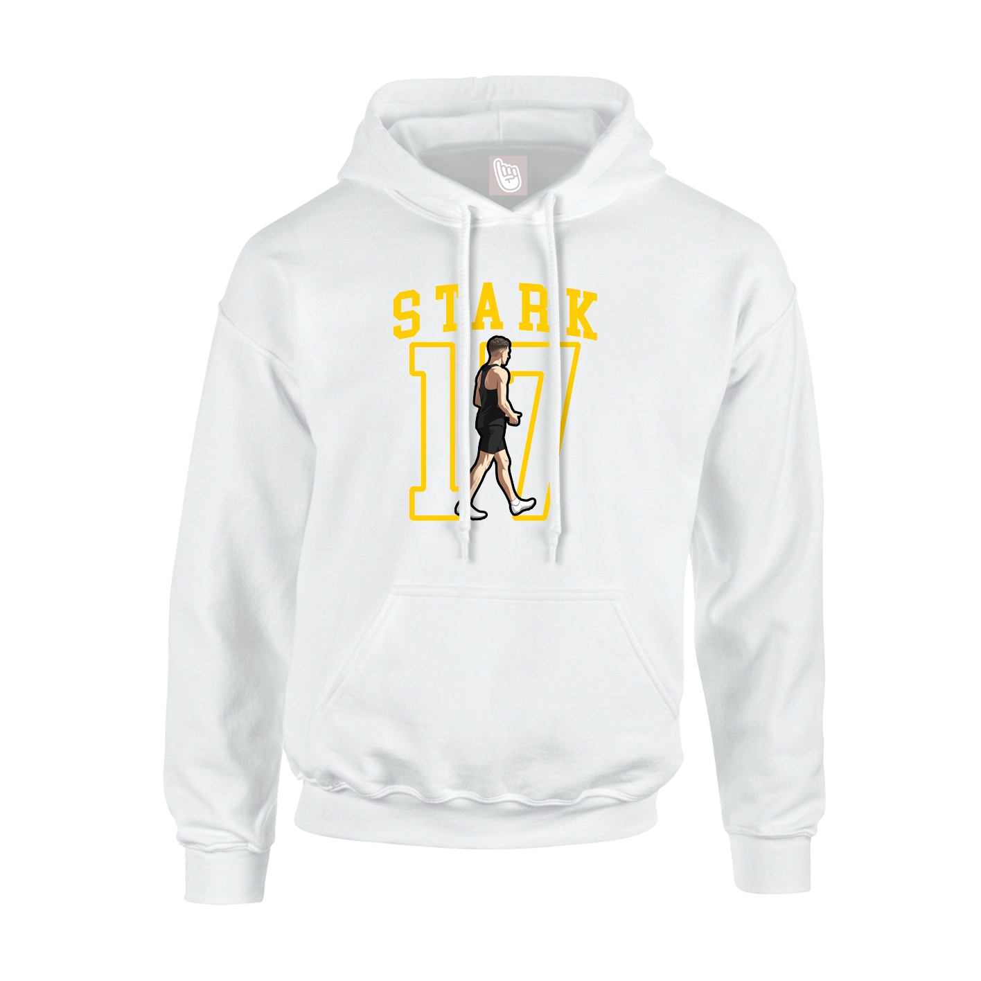 Hoodie — Shirsey in White
