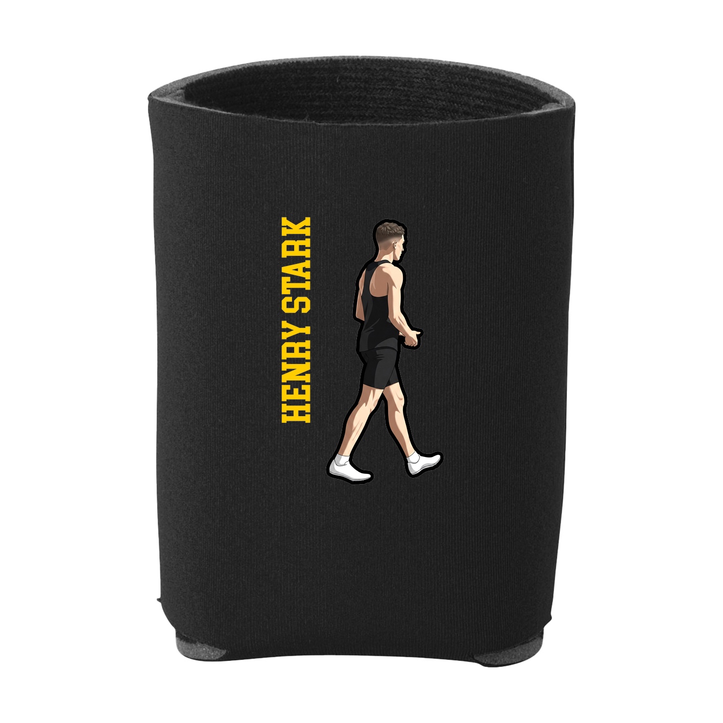 Can Holder — Name Vertical in Black