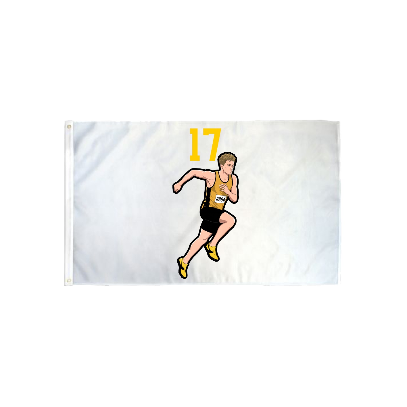 3x5 Flag — Number Top in Classic