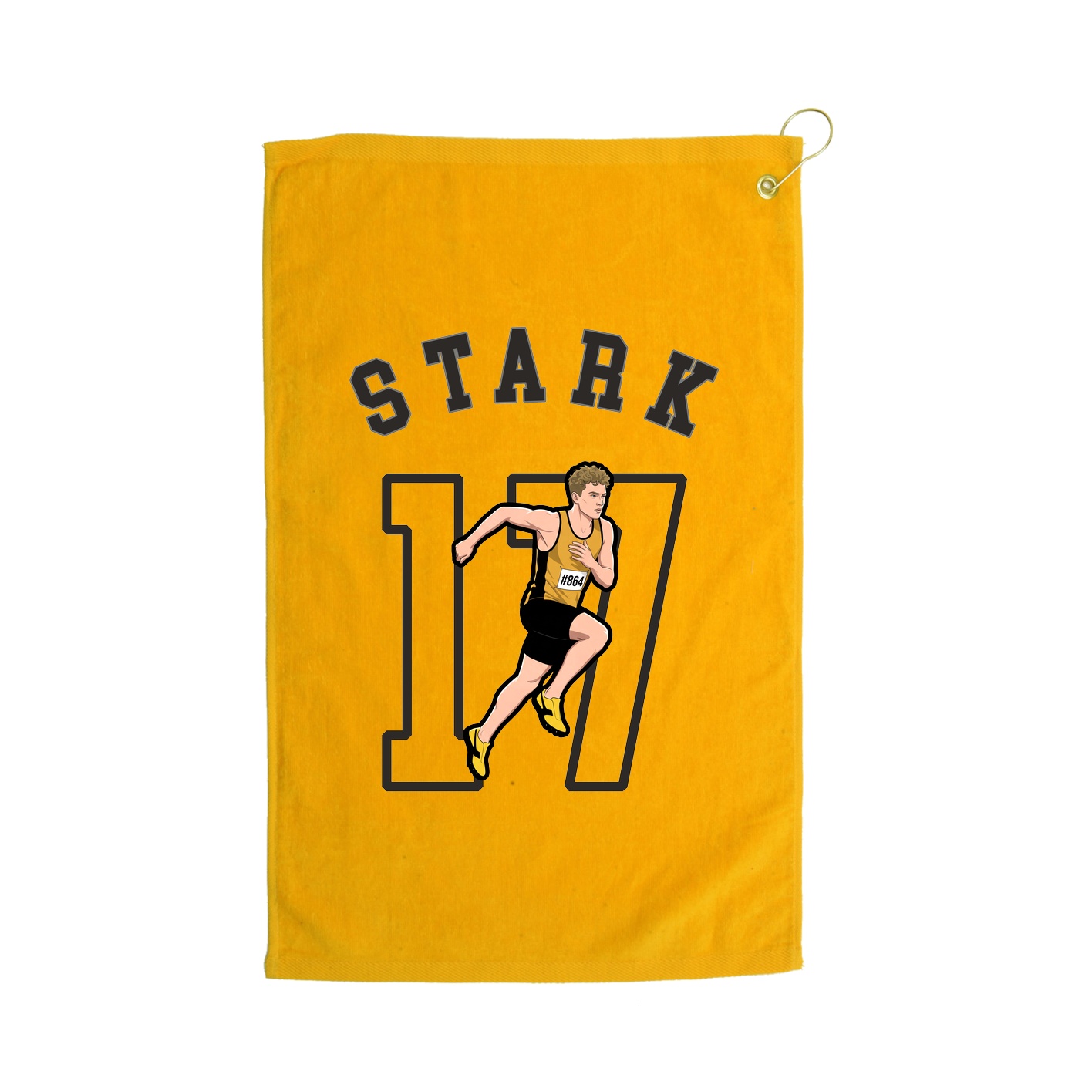 Golf Towel — Shirsey Arch in Gold