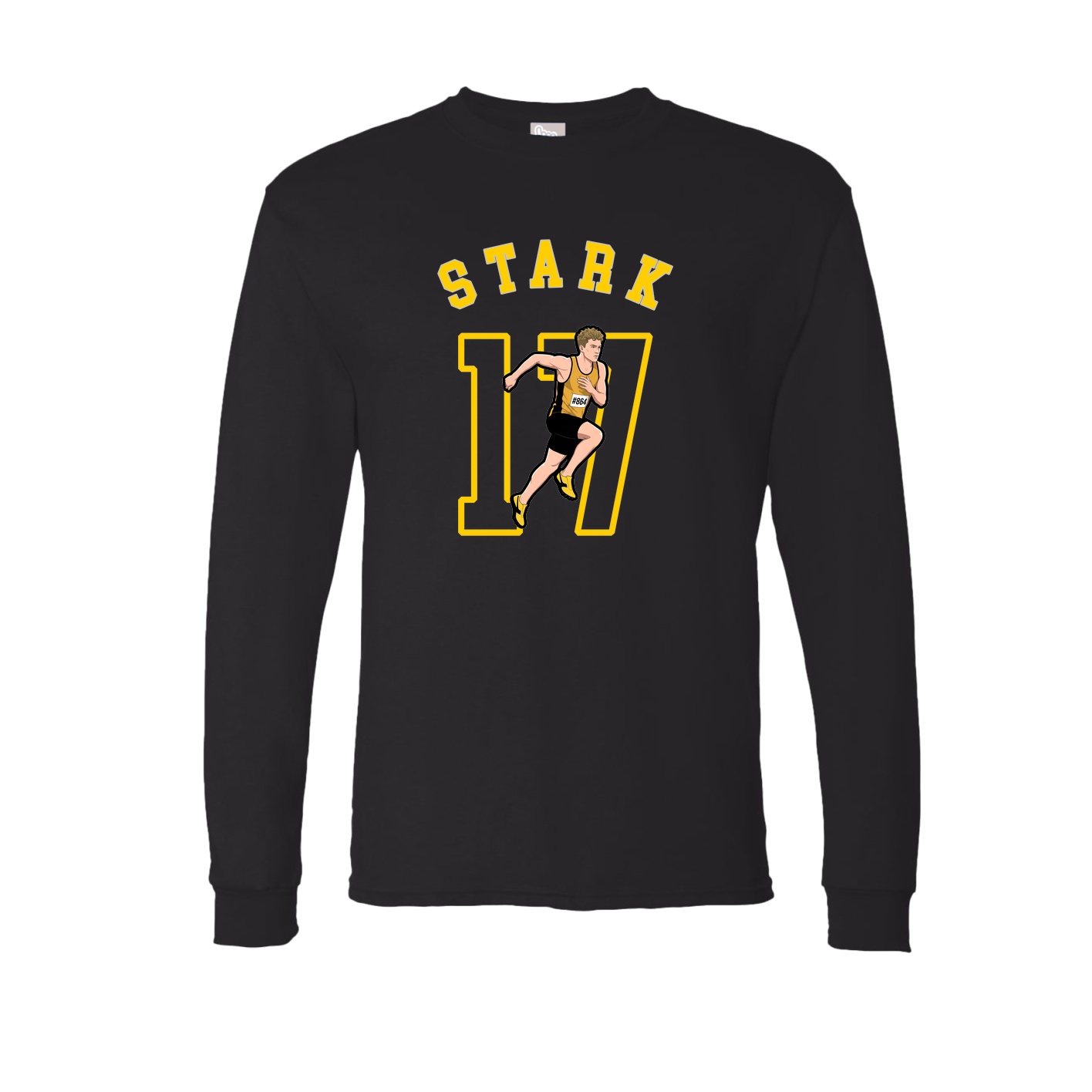 Long Sleeve Tee — Shirsey Arch in Black
