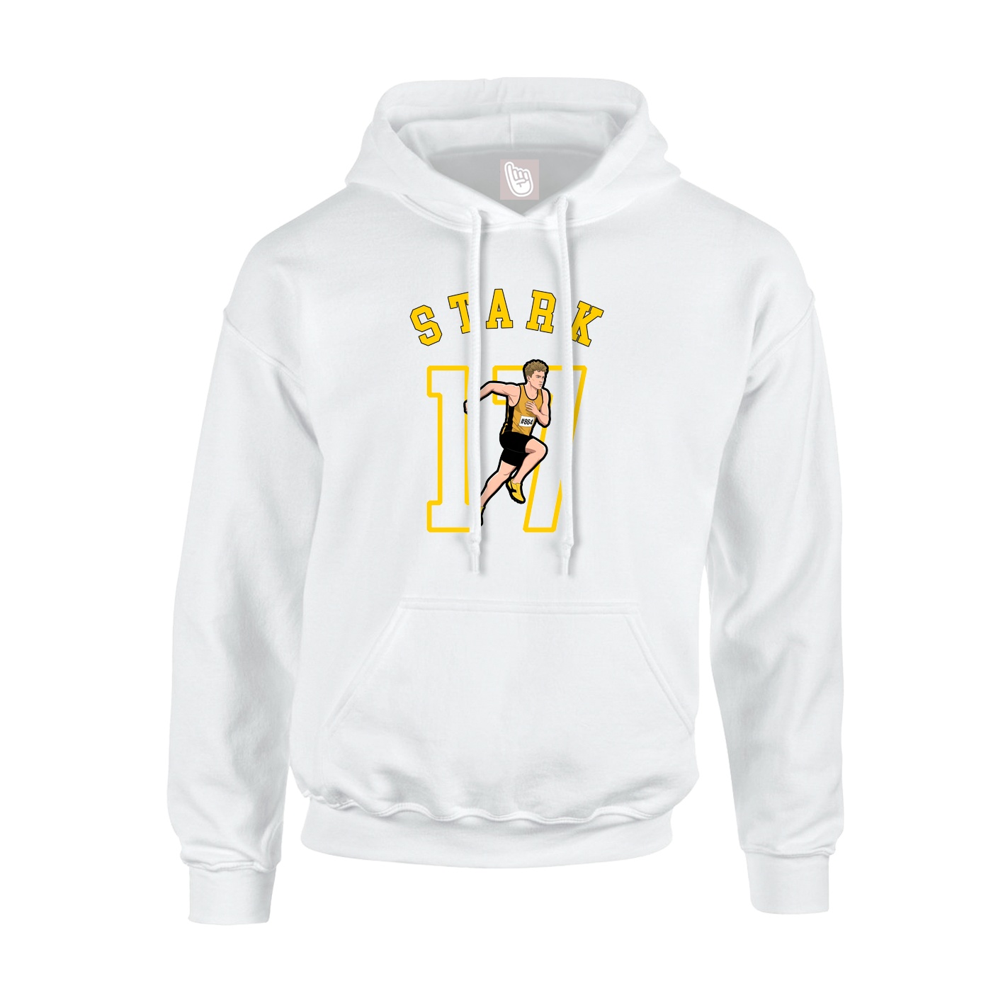 Youth Hoodie — Shirsey Arch in White