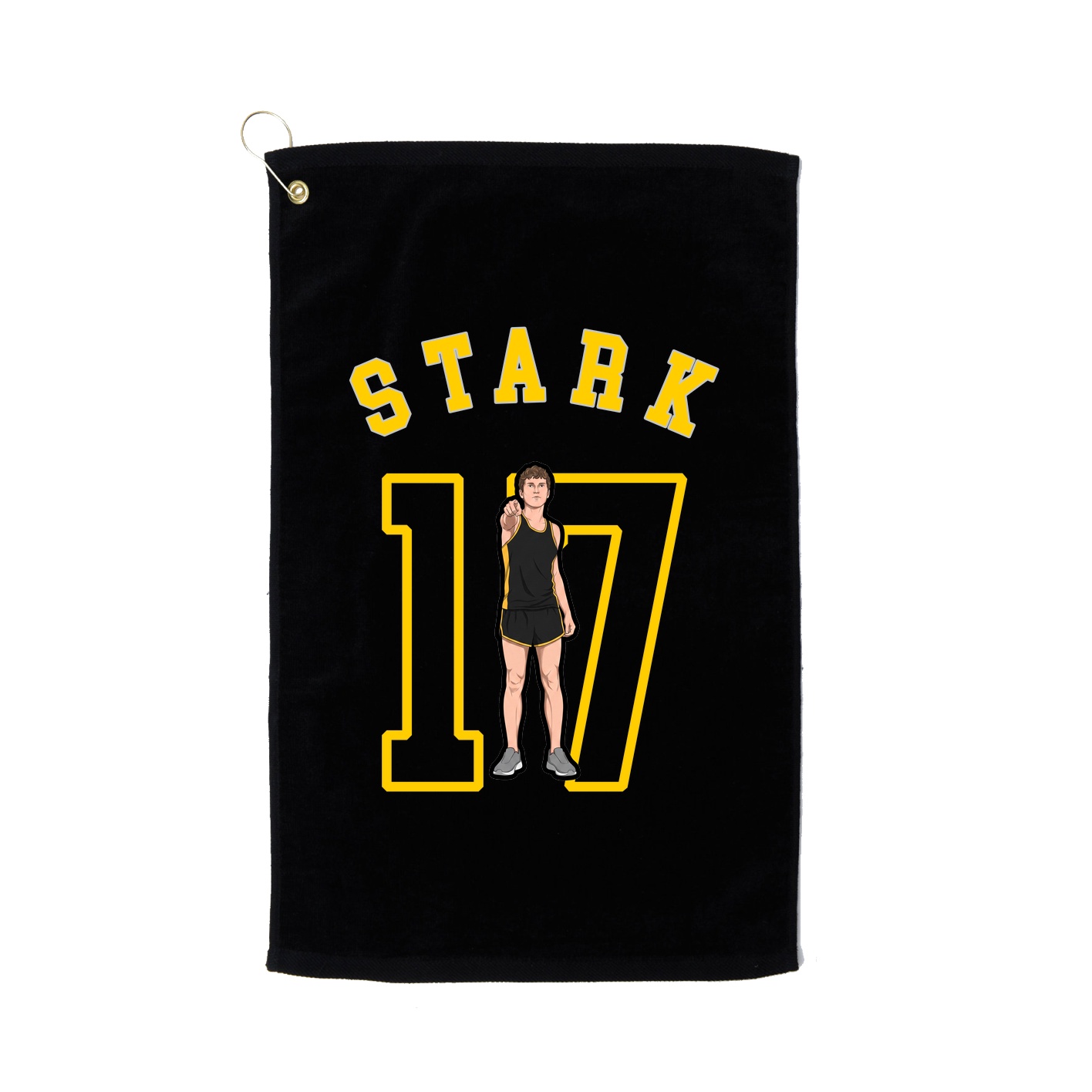 Golf Towel — Shirsey Arch in Black